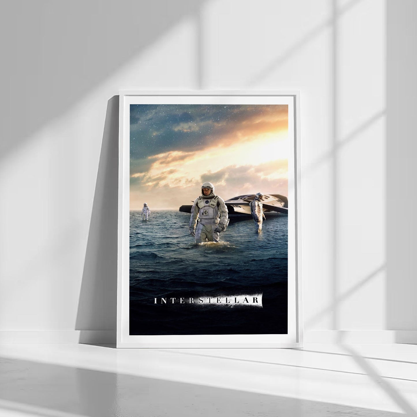 Flex Designs Poster Interstellar Cinematic 8 x 10" Home Goods - Movie 2014 Movie Poster