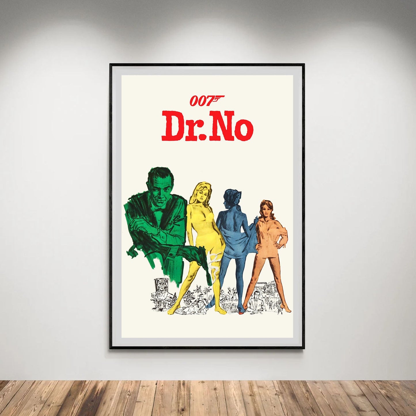 Flex Designs Poster Dr No 5 x 7" Home Goods - Movie 1962 Movie Poster