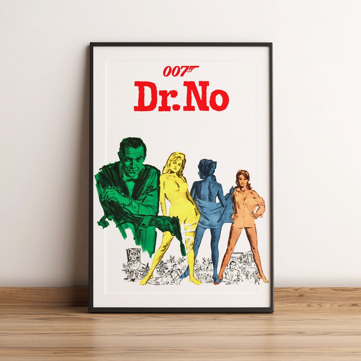Flex Designs Poster Dr No 5 x 7" Home Goods - Movie 1962 Movie Poster
