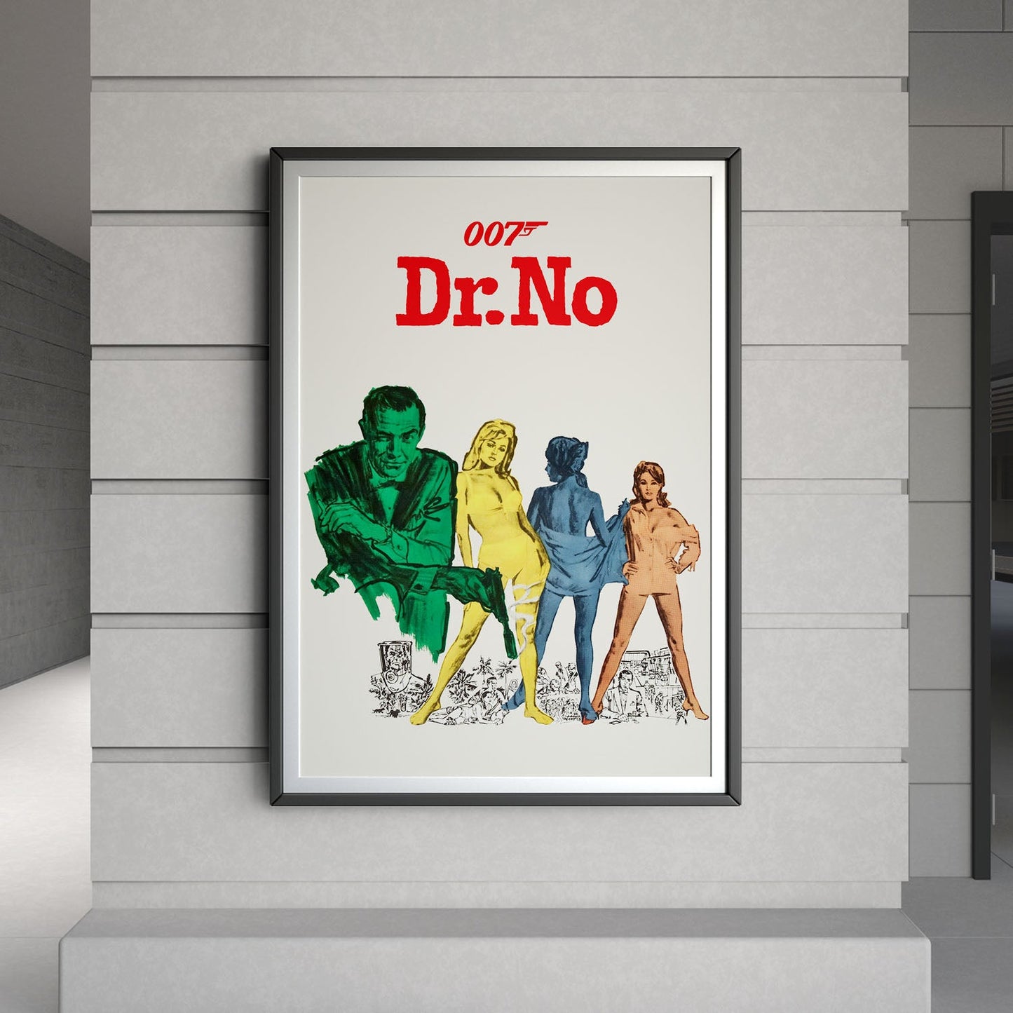 Flex Designs Poster Dr No 8 x 10" Home Goods - Movie 1962 Movie Poster