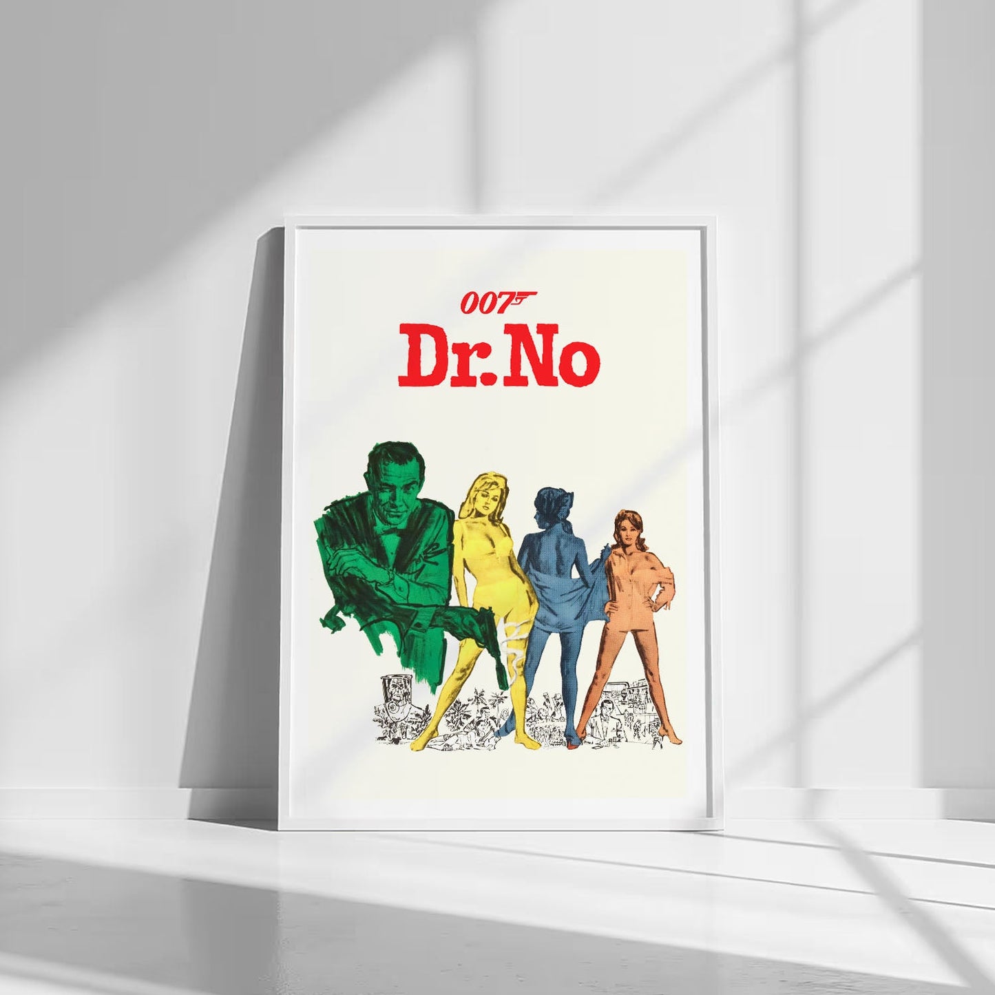 Flex Designs Poster Dr No 8 x 10" Home Goods - Movie 1962 Movie Poster