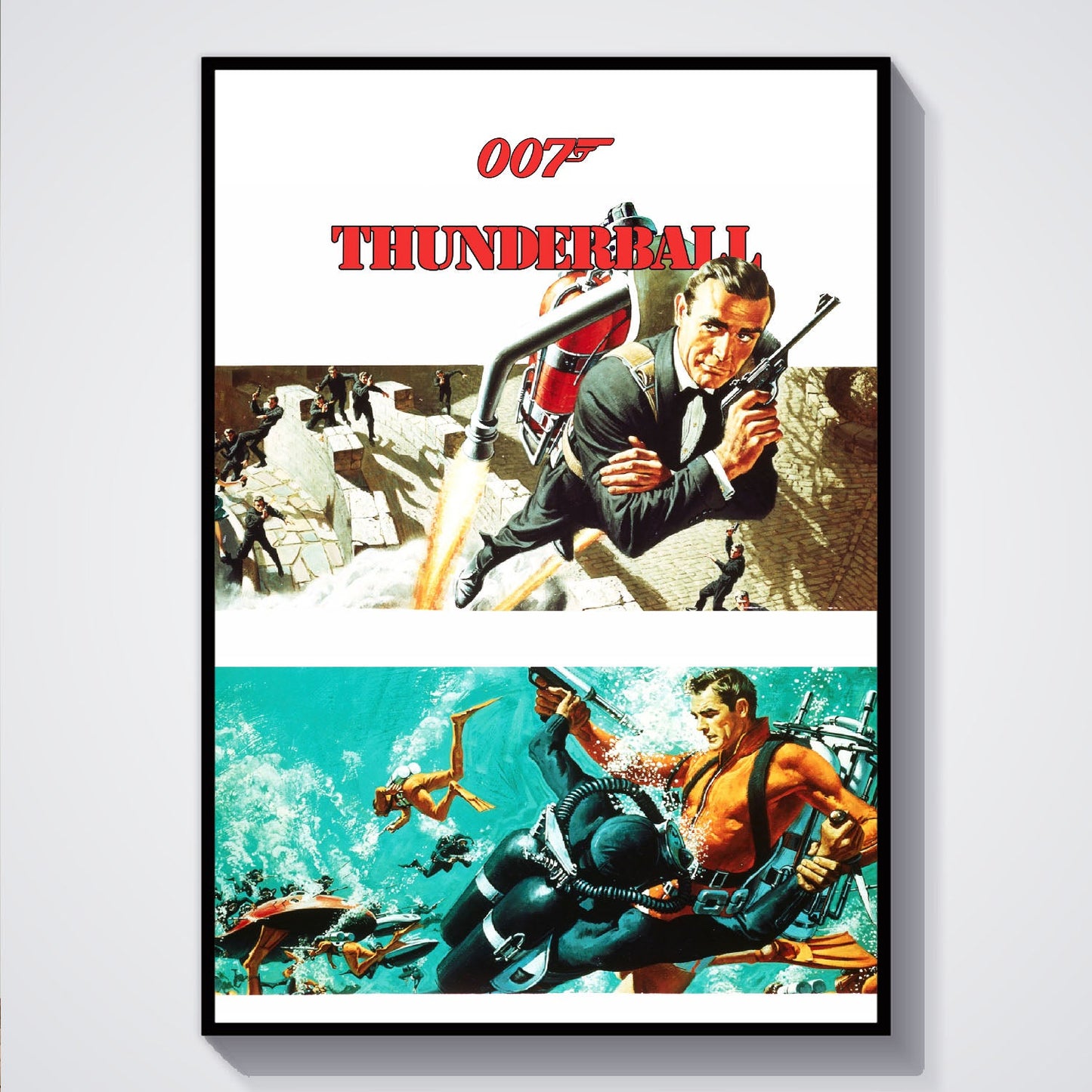 Flex Designs Poster Thunderball 5 x 7" Home Goods - Movie 1965 Movie Poster