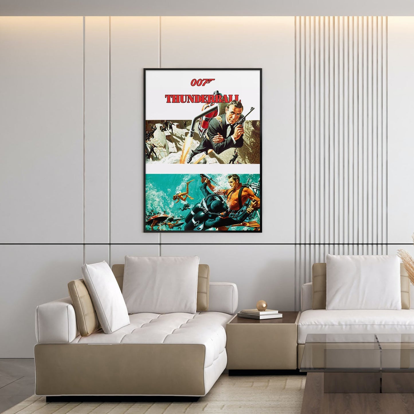Flex Designs Poster Thunderball 5 x 7" Home Goods - Movie 1965 Movie Poster