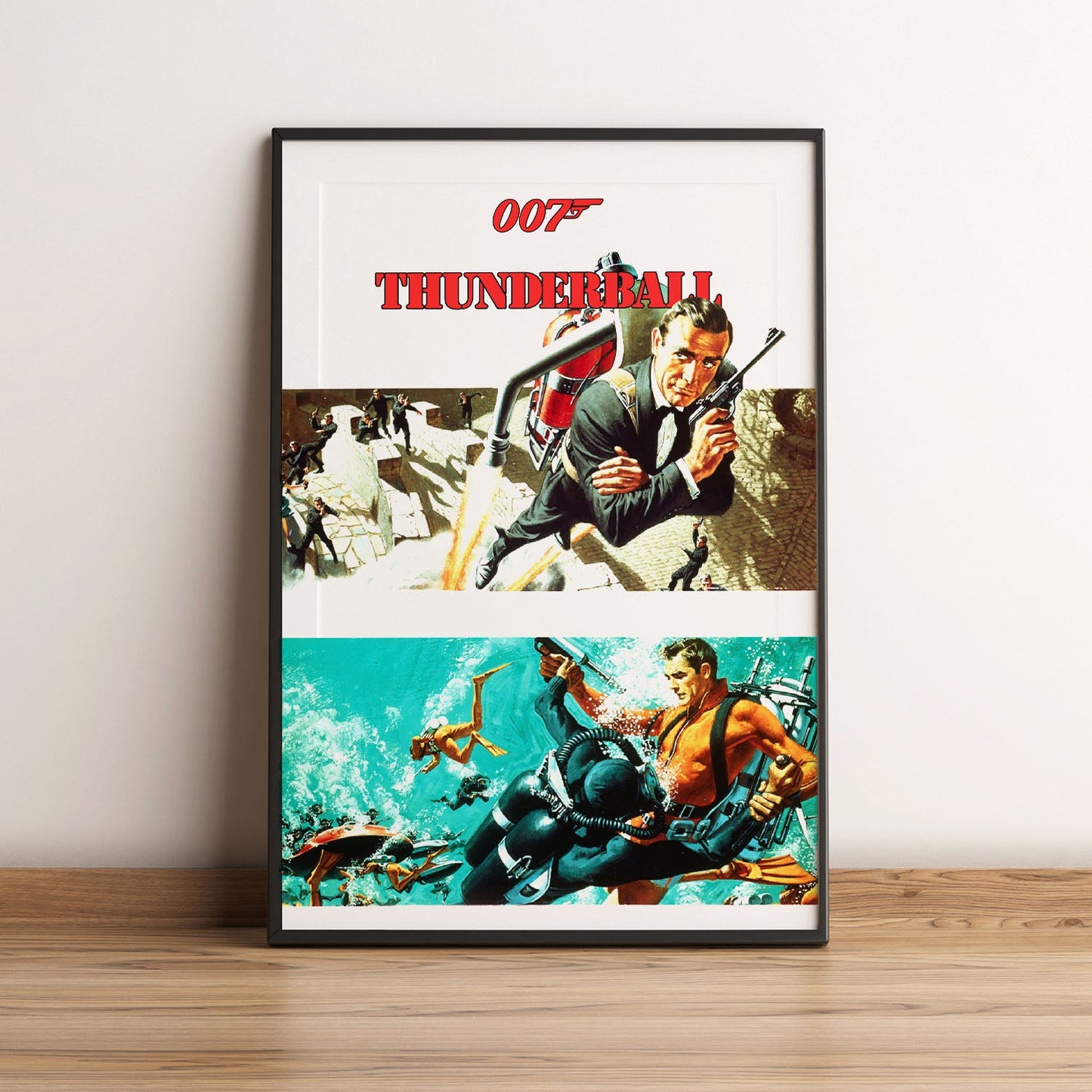 Flex Designs Poster Thunderball 5 x 7" Home Goods - Movie 1965 Movie Poster