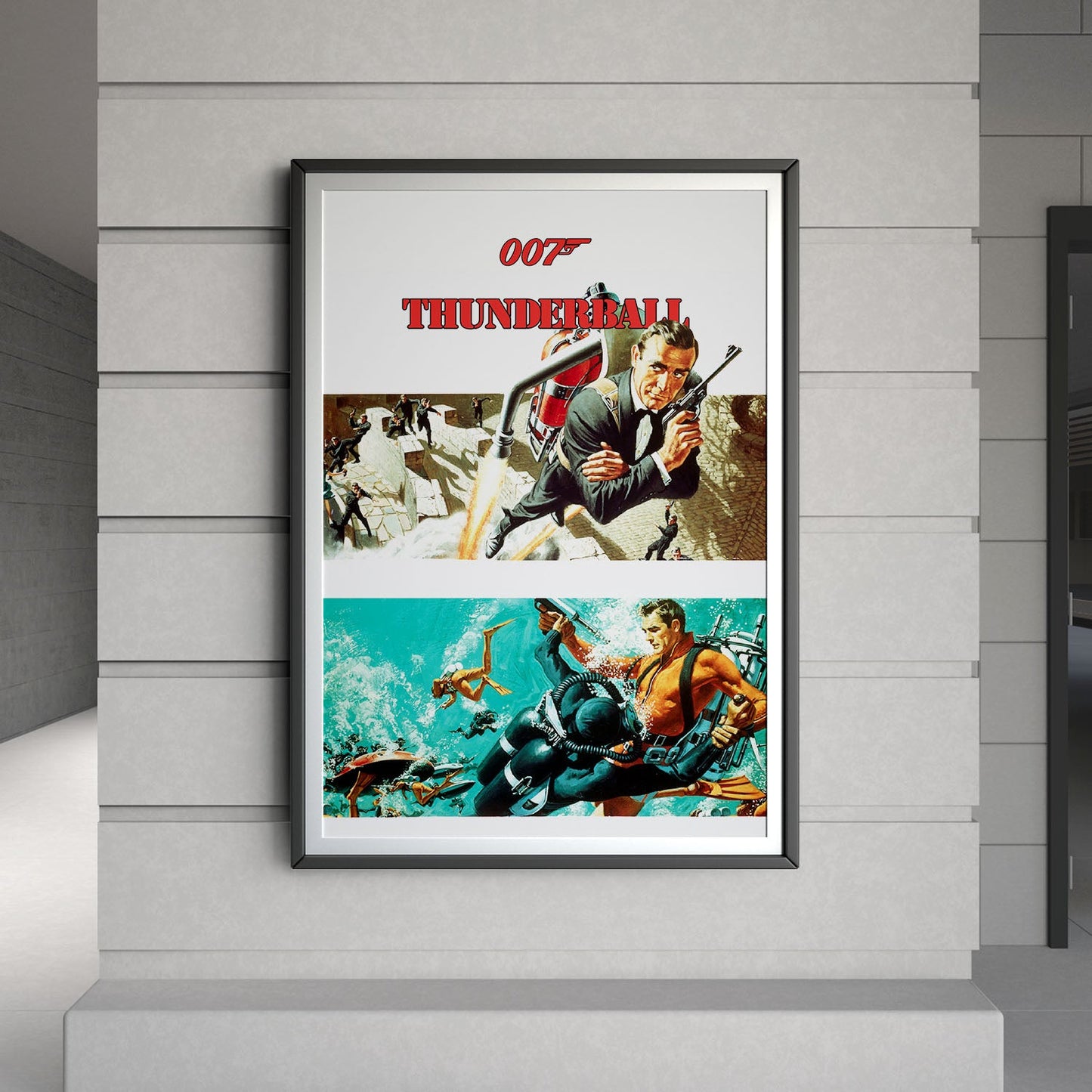 Flex Designs Poster Thunderball 8 x 10" Home Goods - Movie 1965 Movie Poster