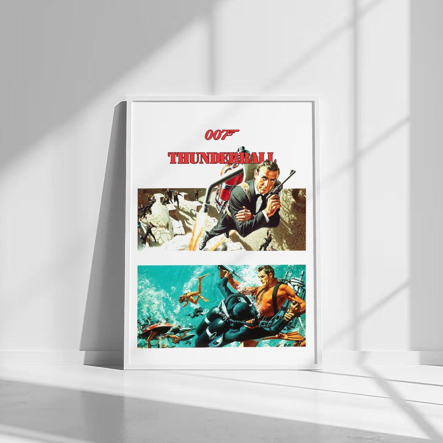 Flex Designs Poster Thunderball 8 x 10" Home Goods - Movie 1965 Movie Poster