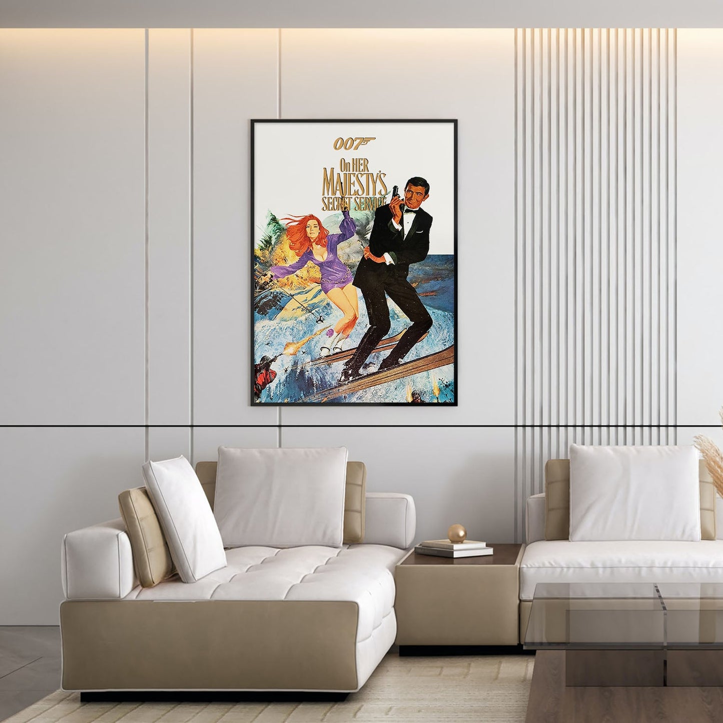 Flex Designs Poster On Her Majestys Secret Service 5 x 7" Home Goods - Movie 1969 Movie Poster