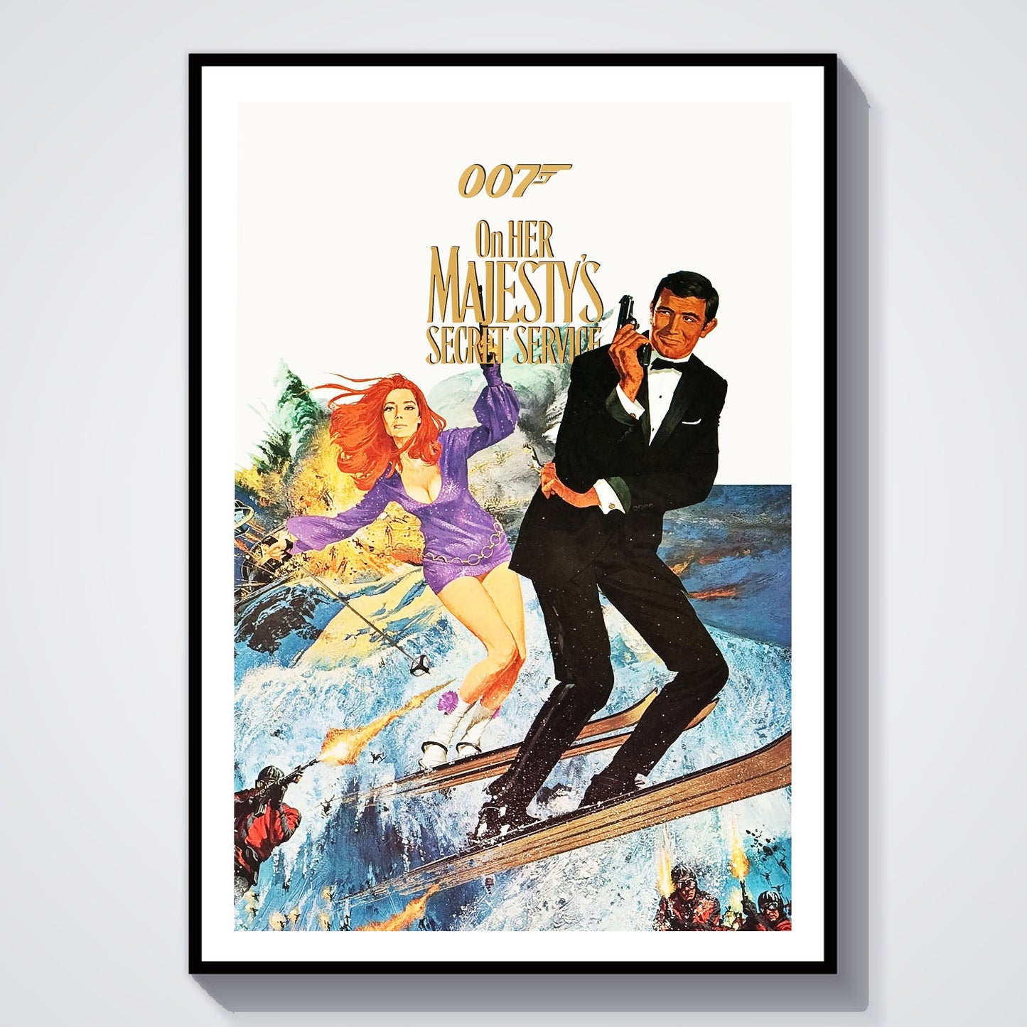 Flex Designs Poster On Her Majestys Secret Service 8 x 10" Home Goods - Movie 1969 Movie Poster