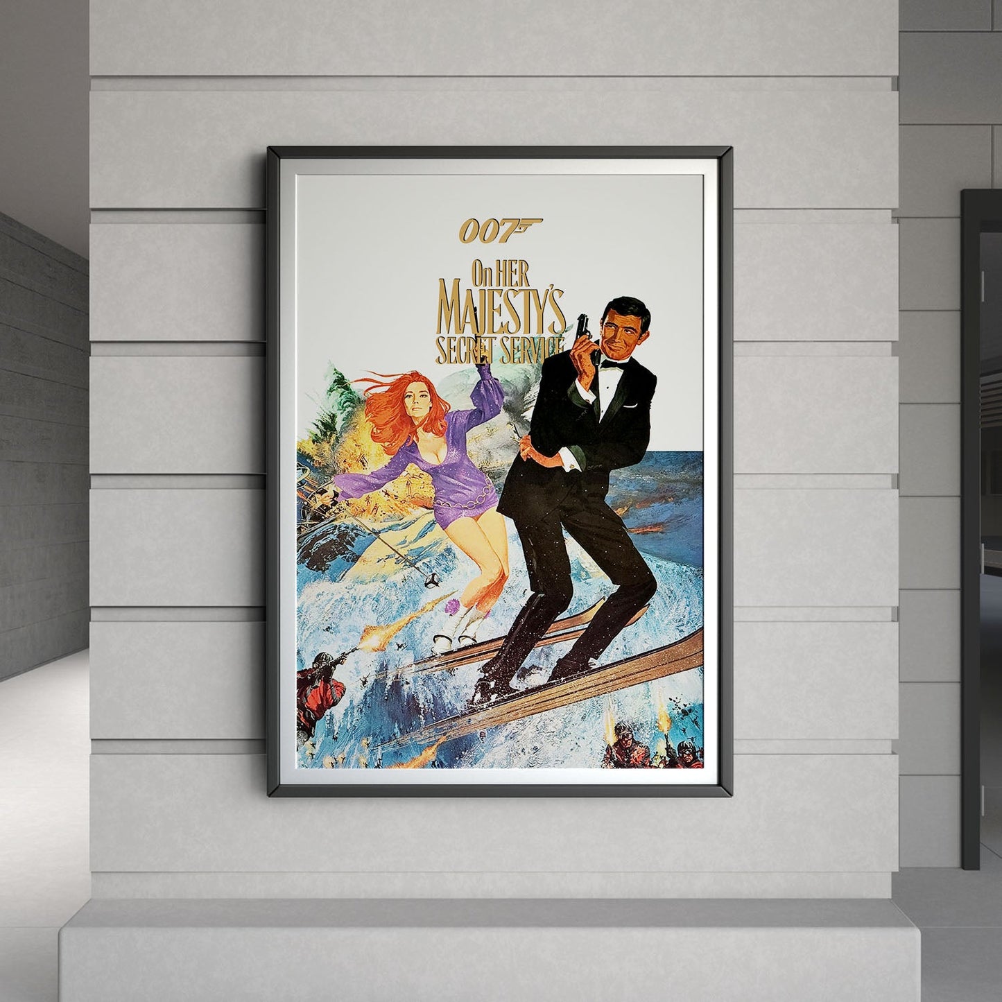 Flex Designs Poster On Her Majestys Secret Service 8 x 10" Home Goods - Movie 1969 Movie Poster
