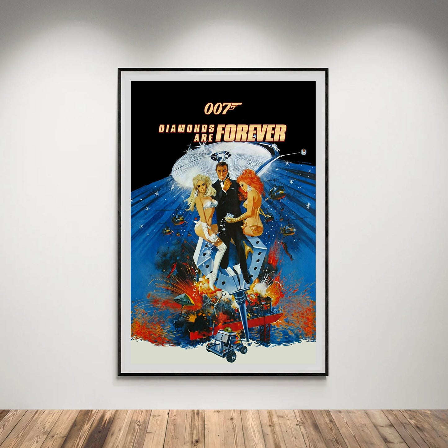 Flex Designs Poster Diamonds Are Forever 5 x 7" Home Goods - Movie 1971 Movie Poster