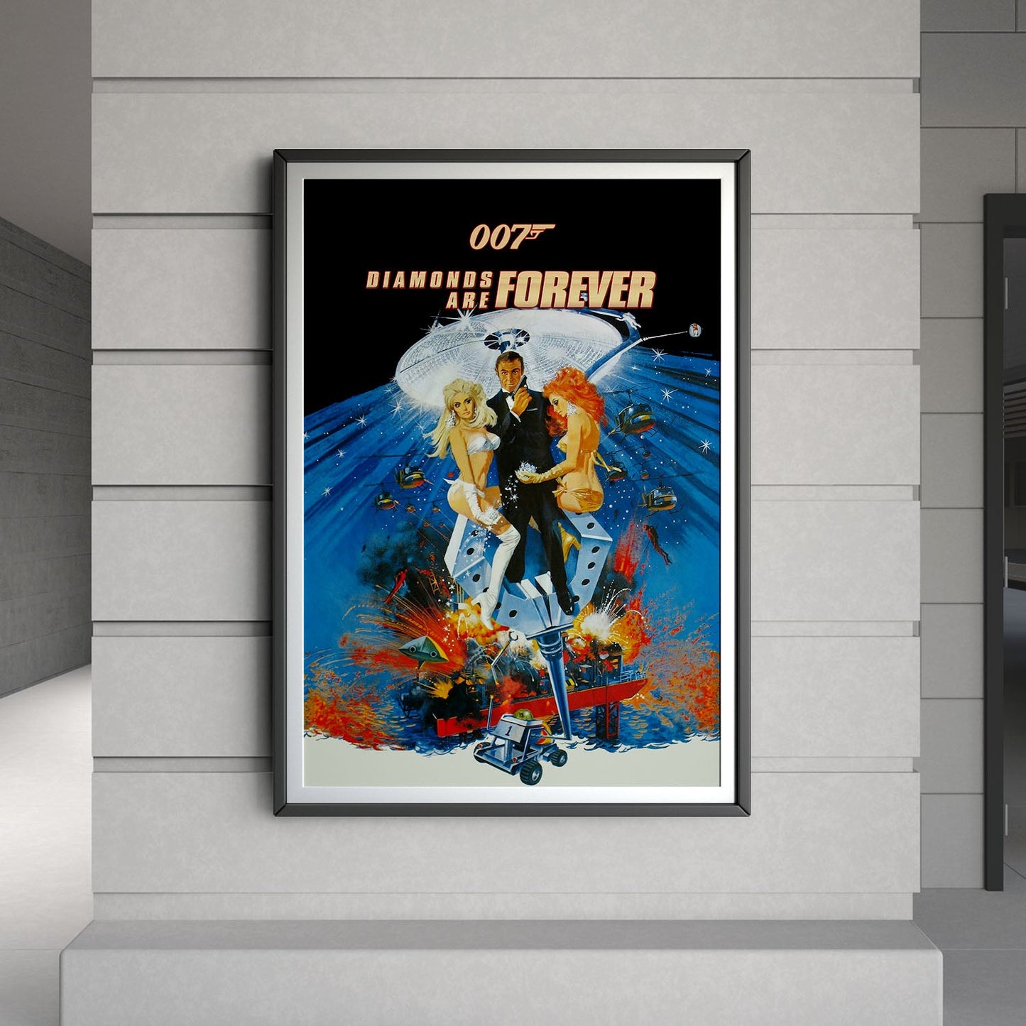 Flex Designs Poster Diamonds Are Forever 8 x 10" Home Goods - Movie 1971 Movie Poster