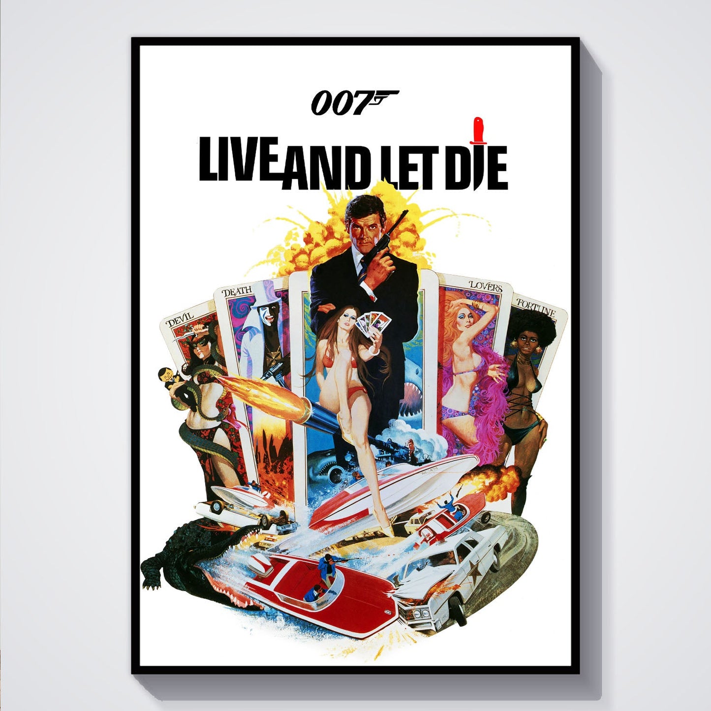 Flex Designs Poster Live and Let Die 5 x 7" Home Goods - Movie 1973 Movie Poster