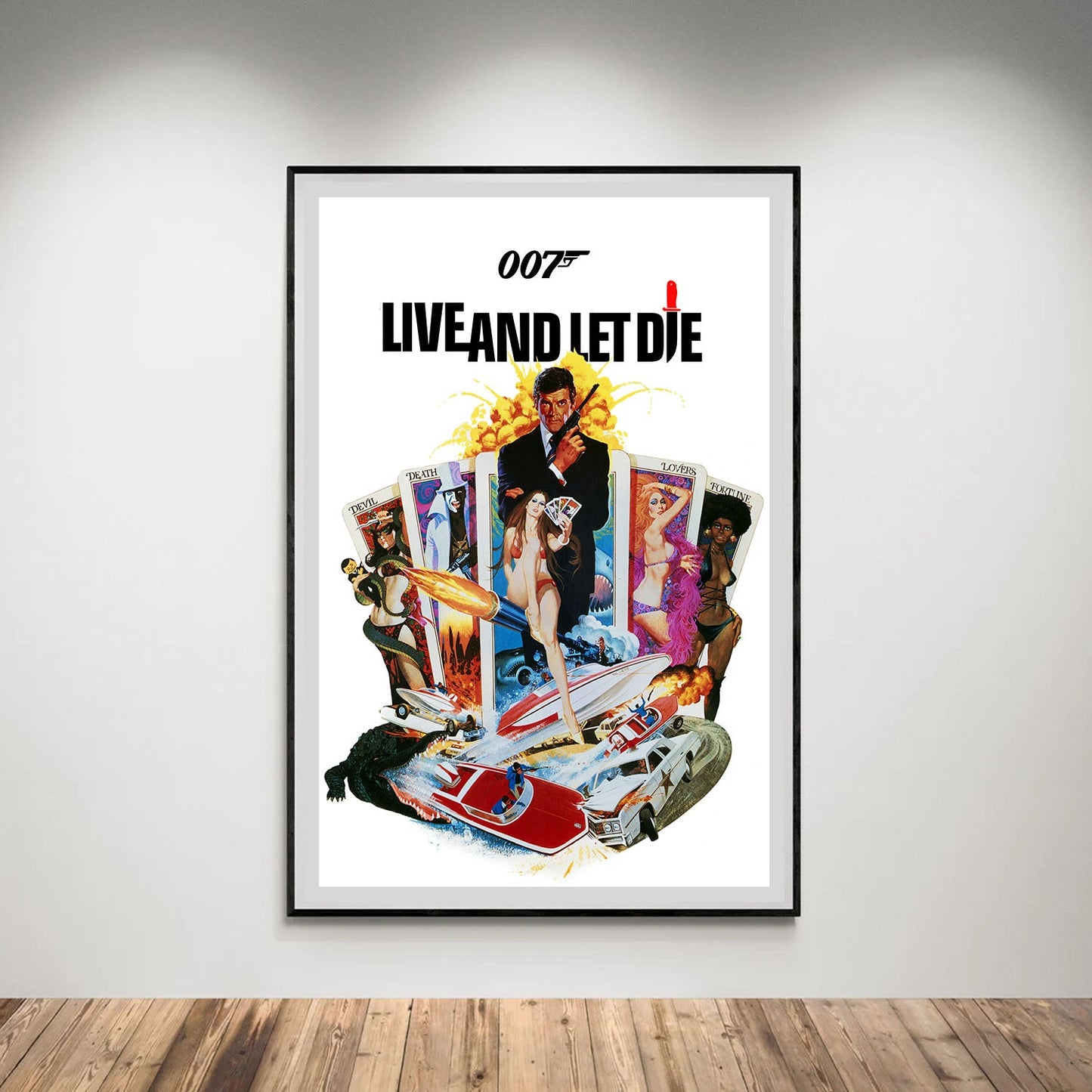 Flex Designs Poster Live and Let Die 5 x 7" Home Goods - Movie 1973 Movie Poster