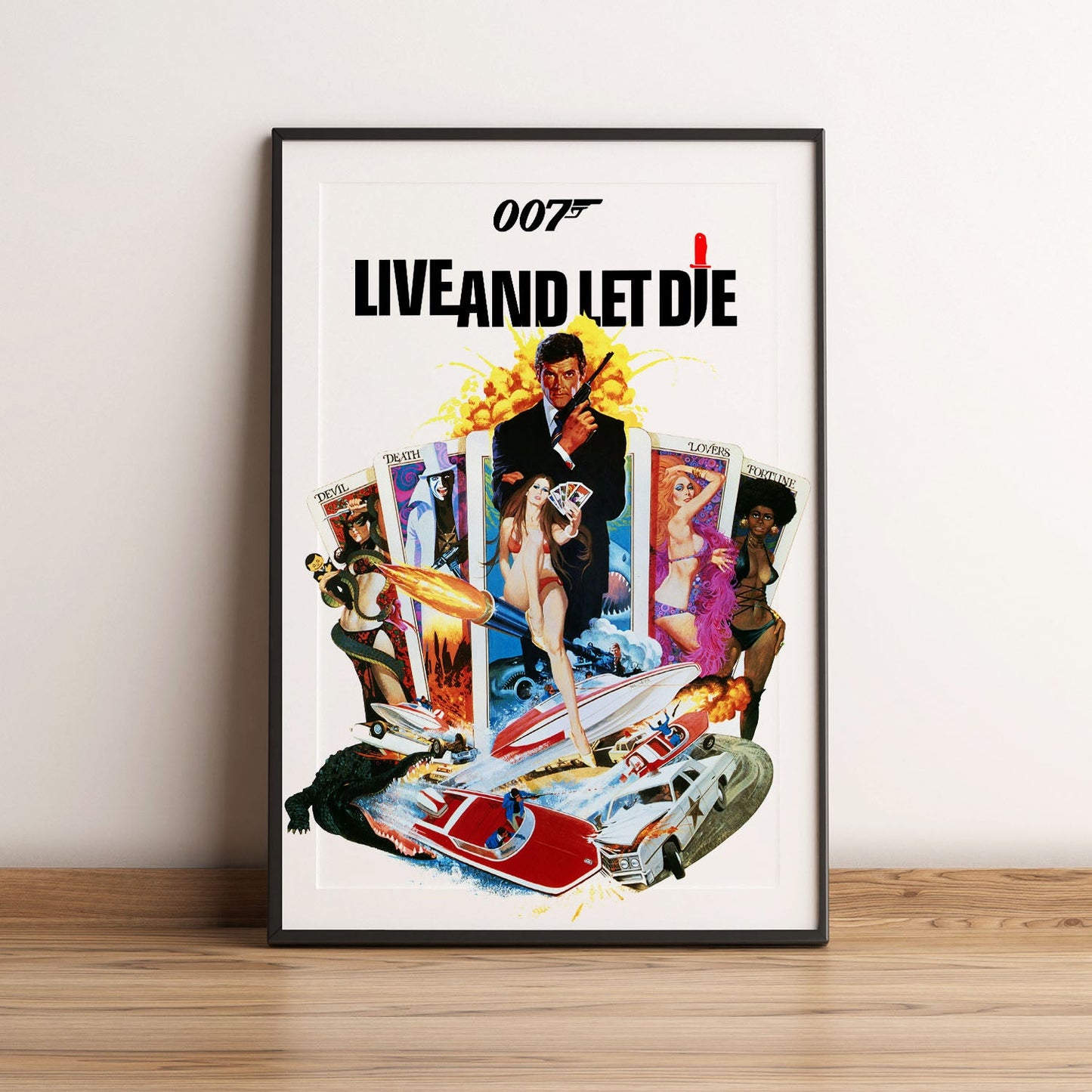 Flex Designs Poster Live and Let Die 5 x 7" Home Goods - Movie 1973 Movie Poster