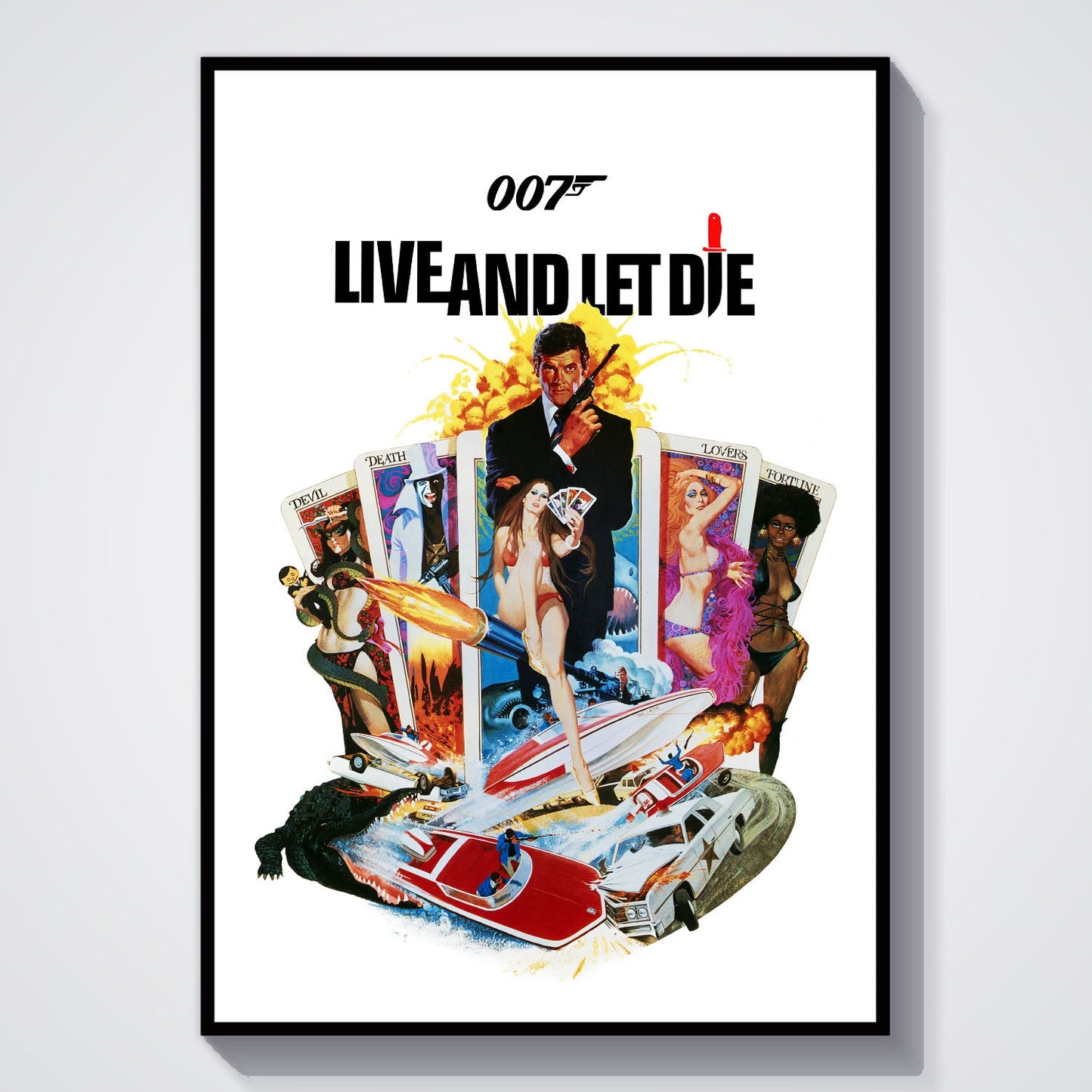 Flex Designs Poster Live and Let Die 8 x 10" Home Goods - Movie 1973 Movie Poster