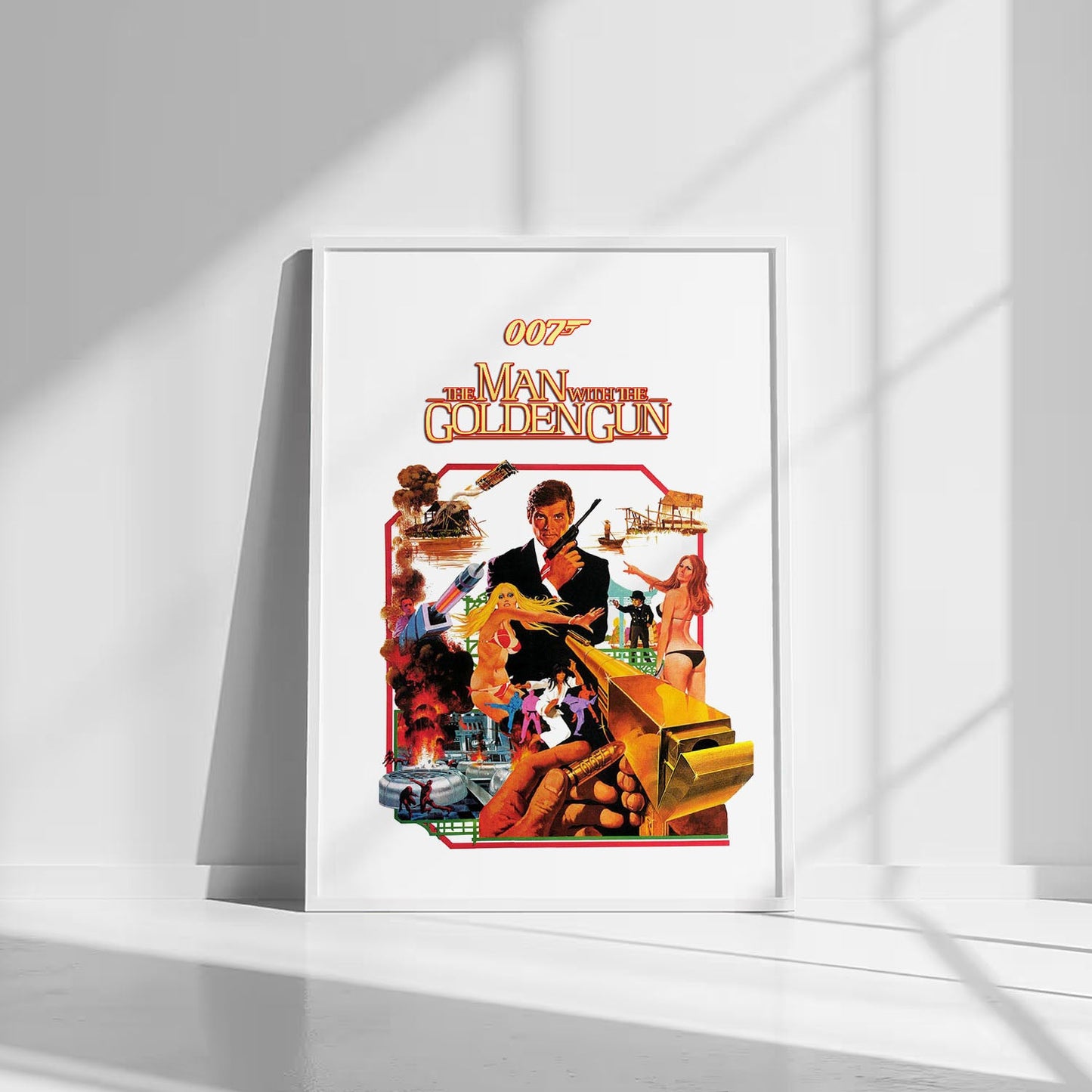 Flex Designs Poster The Man with the Golden Gun 8 x 10" Home Goods - Movie 1974 Movie Poster