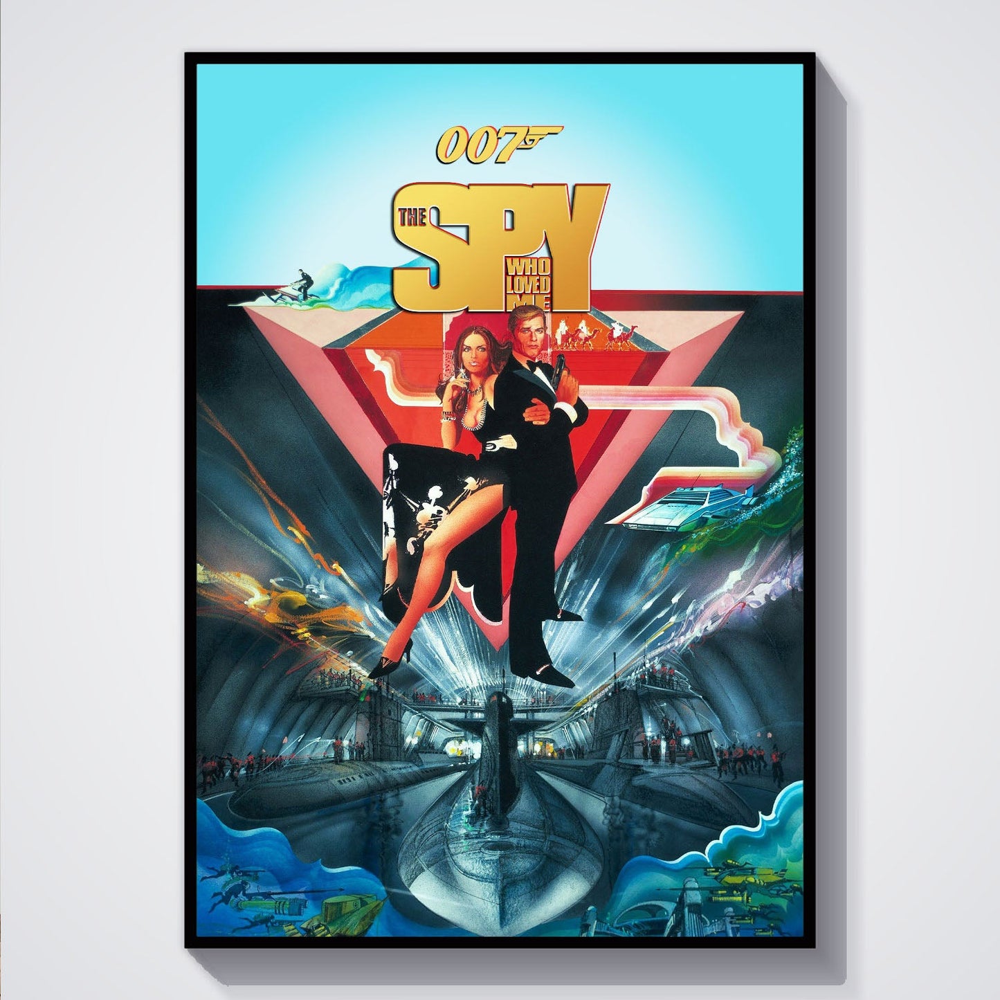 Flex Designs Poster The Spy Who Loved Me 5 x 7" Home Goods - Movie 1977 Movie Poster