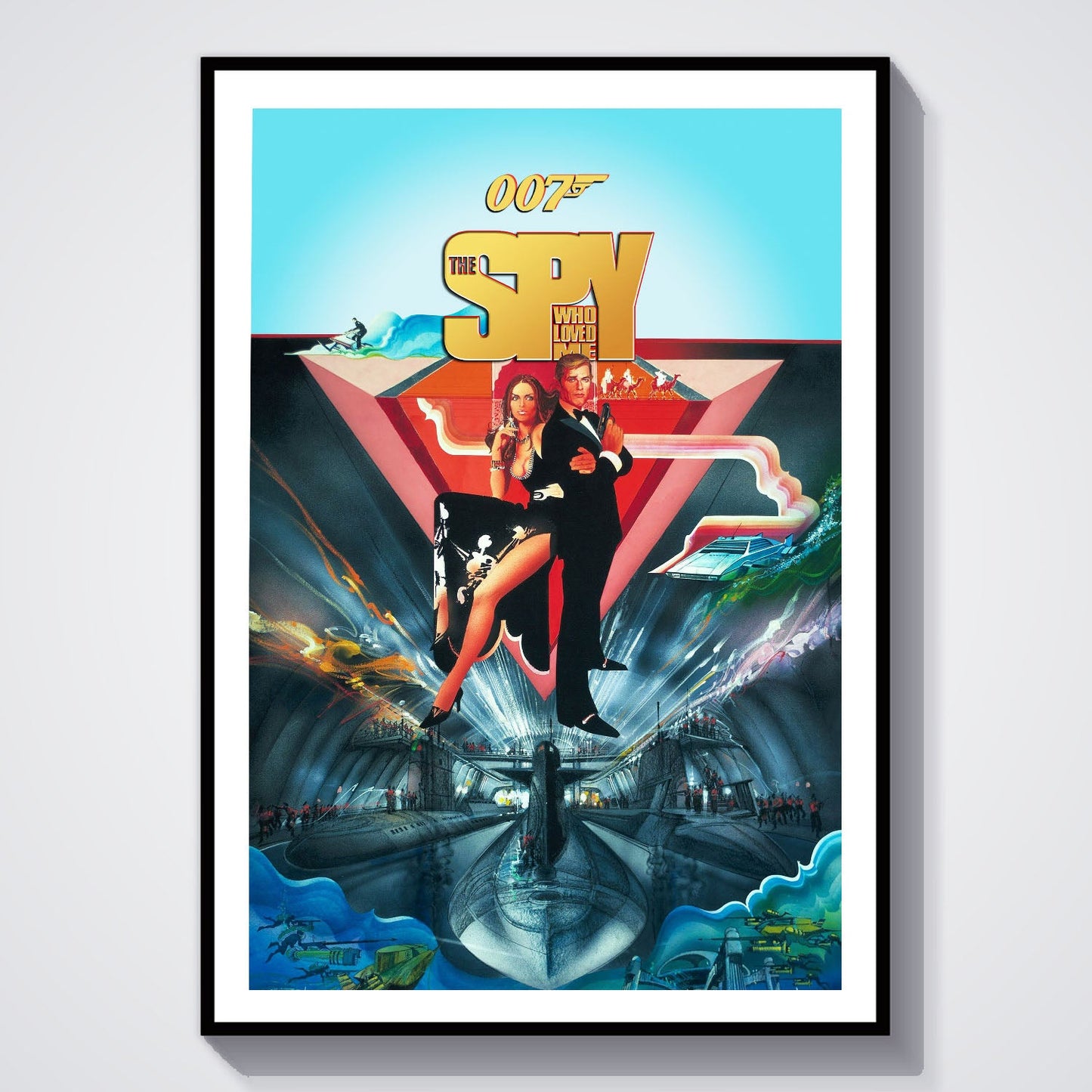 Flex Designs Poster The Spy Who Loved Me 8 x 10" Home Goods - Movie 1977 Movie Poster