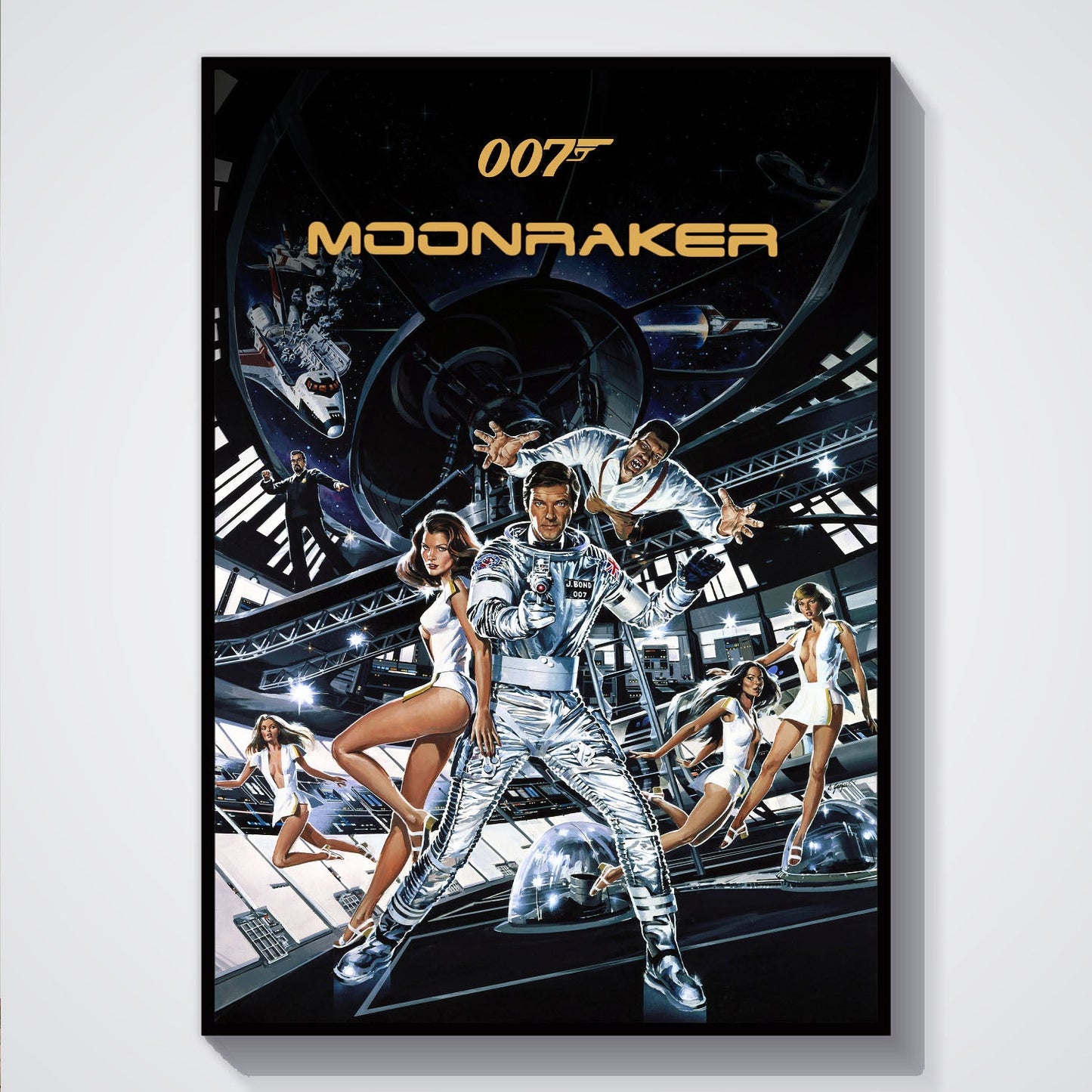 Flex Designs Poster Moonraker 5 x 7" Home Goods - Movie 1979 Movie Poster