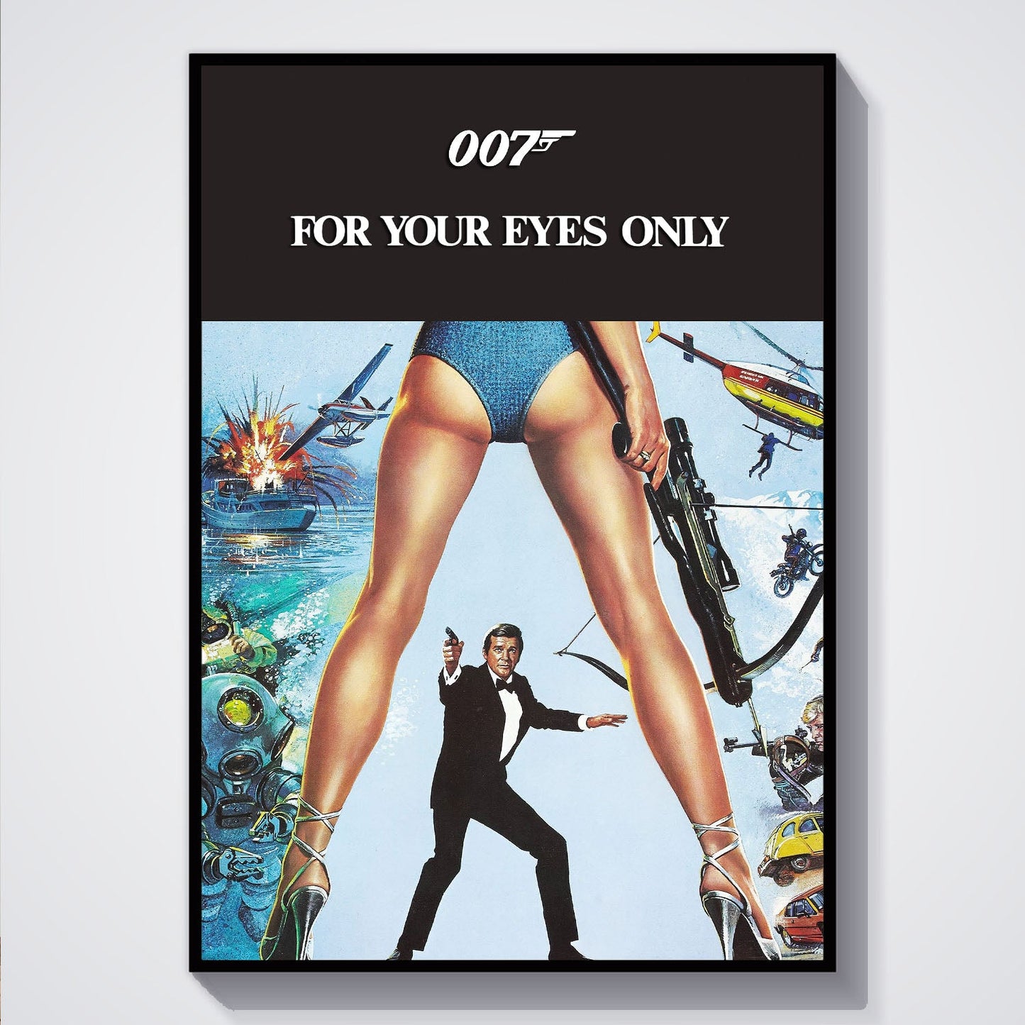 Flex Designs Poster For Your Eyes Only 5 x 7" Home Goods - Movie 1981 Movie Poster