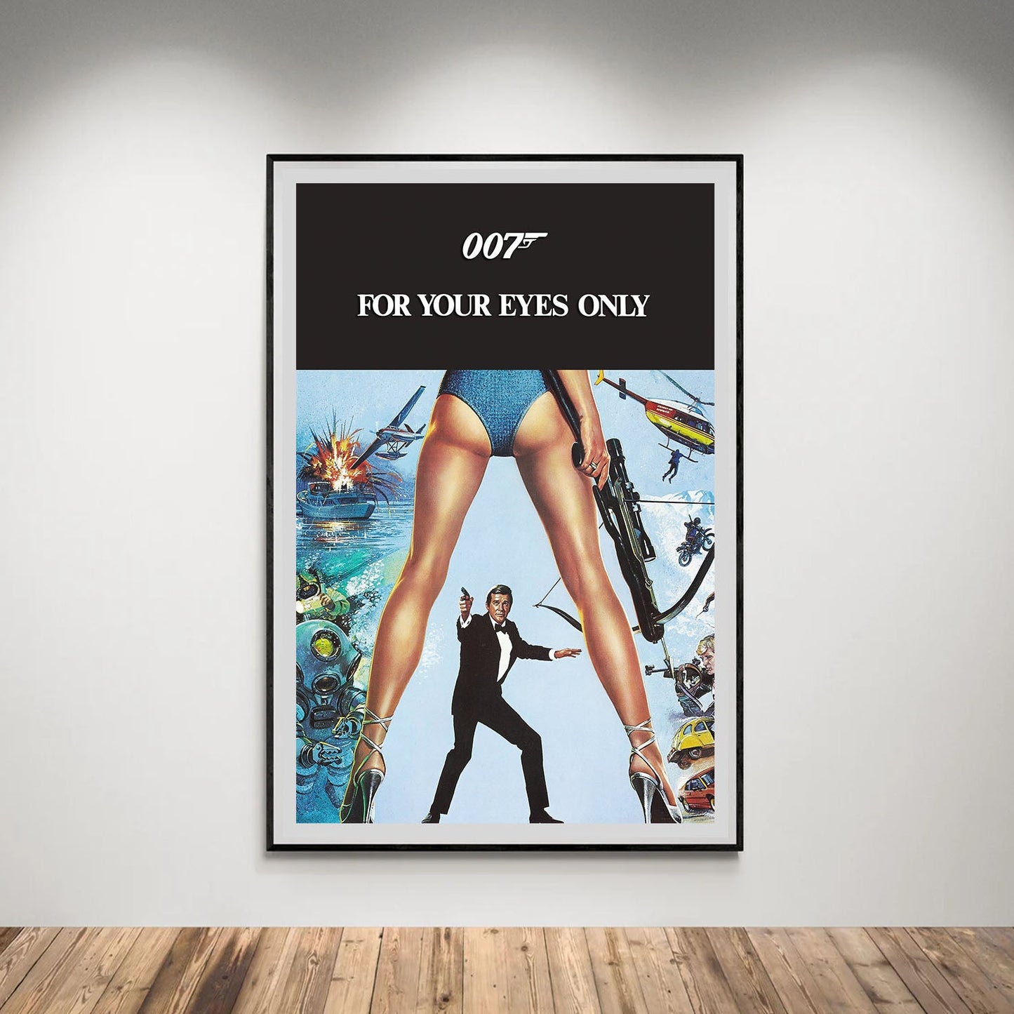 Flex Designs Poster For Your Eyes Only 5 x 7" Home Goods - Movie 1981 Movie Poster