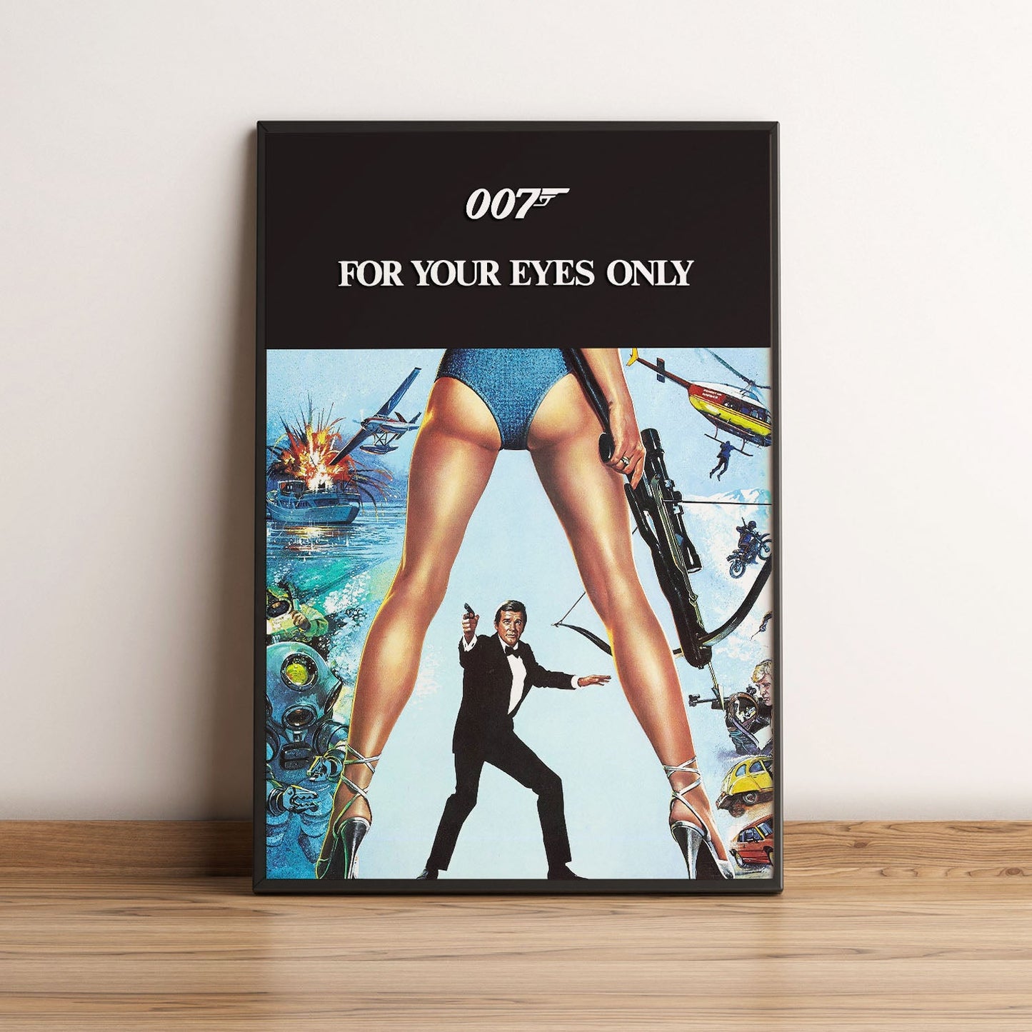 Flex Designs Poster For Your Eyes Only 5 x 7" Home Goods - Movie 1981 Movie Poster