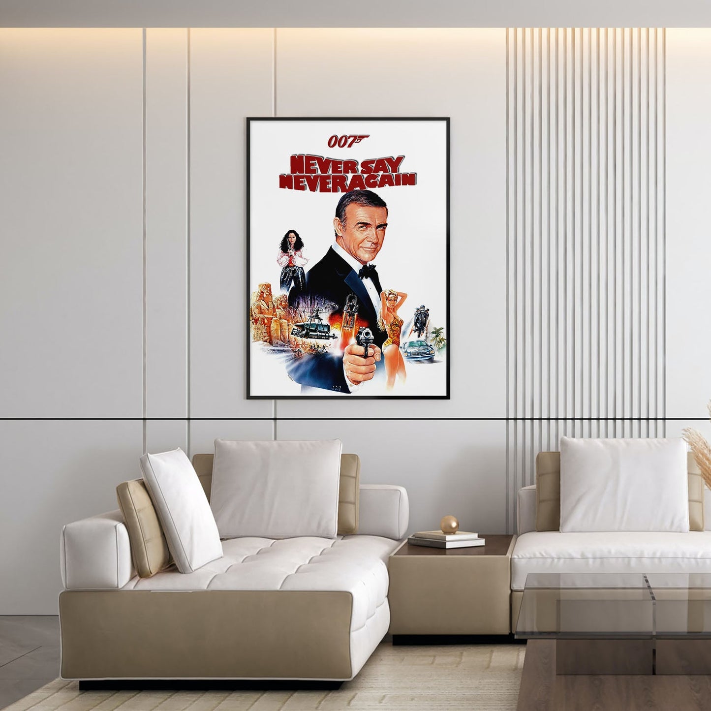Flex Designs Poster Never Say Never Again 5 x 7" Home Goods - Movie 1983 Movie Poster