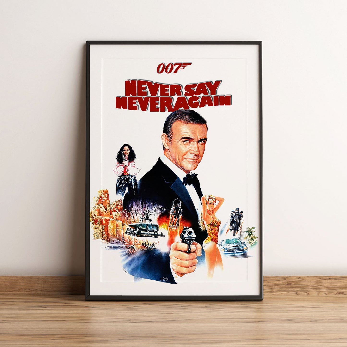 Flex Designs Poster Never Say Never Again 5 x 7" Home Goods - Movie 1983 Movie Poster
