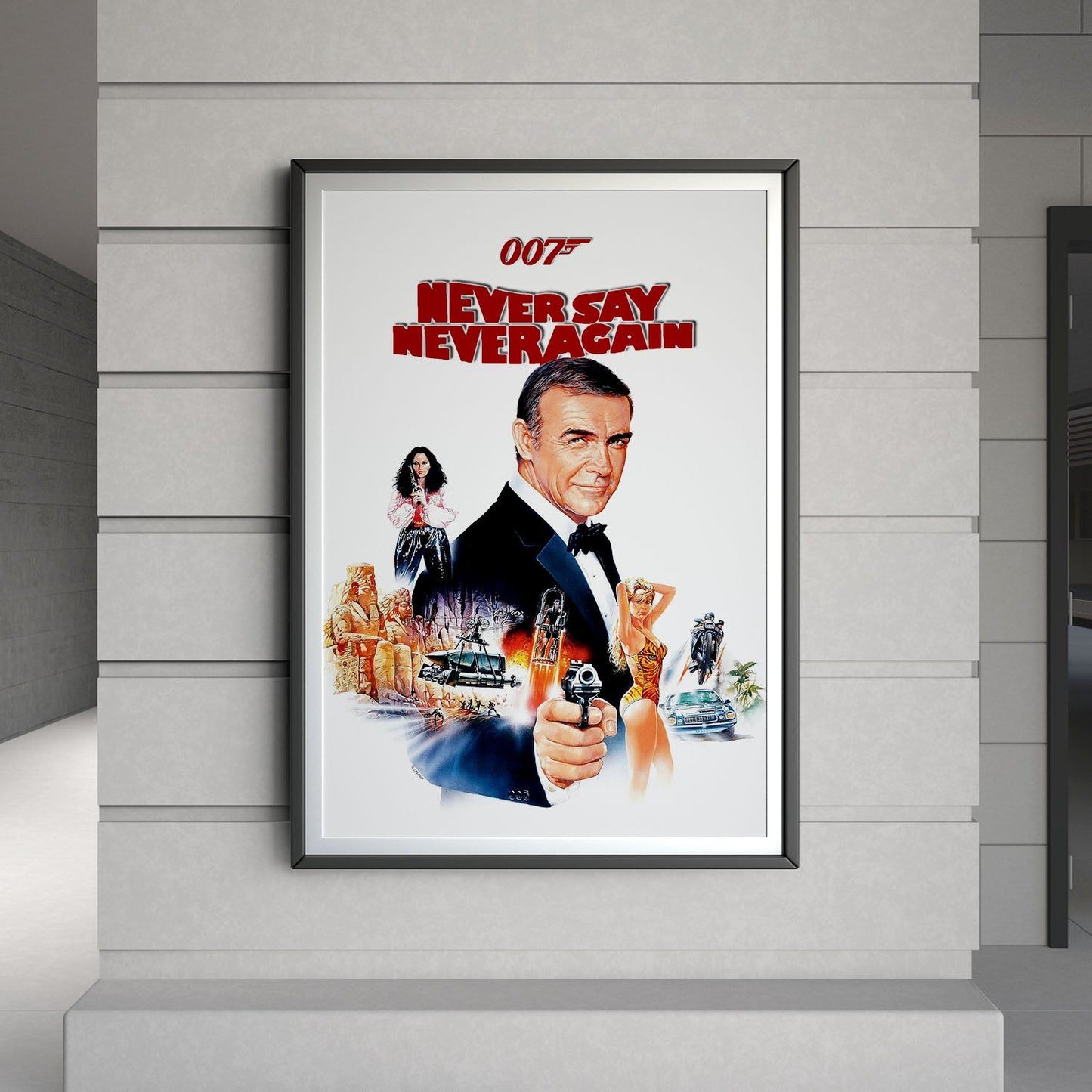 Flex Designs Poster Never Say Never Again 8 x 10" Home Goods - Movie 1983 Movie Poster