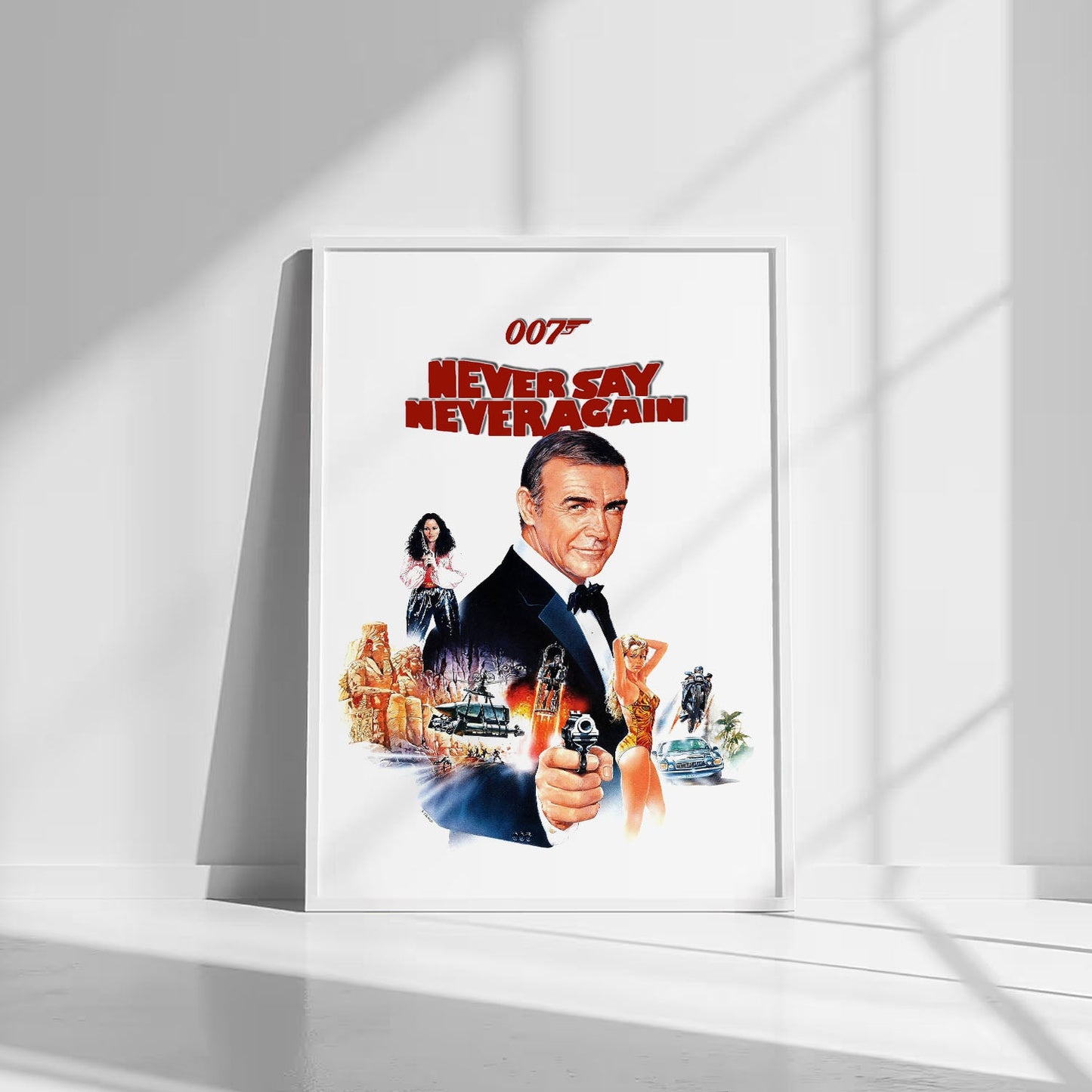 Flex Designs Poster Never Say Never Again 8 x 10" Home Goods - Movie 1983 Movie Poster