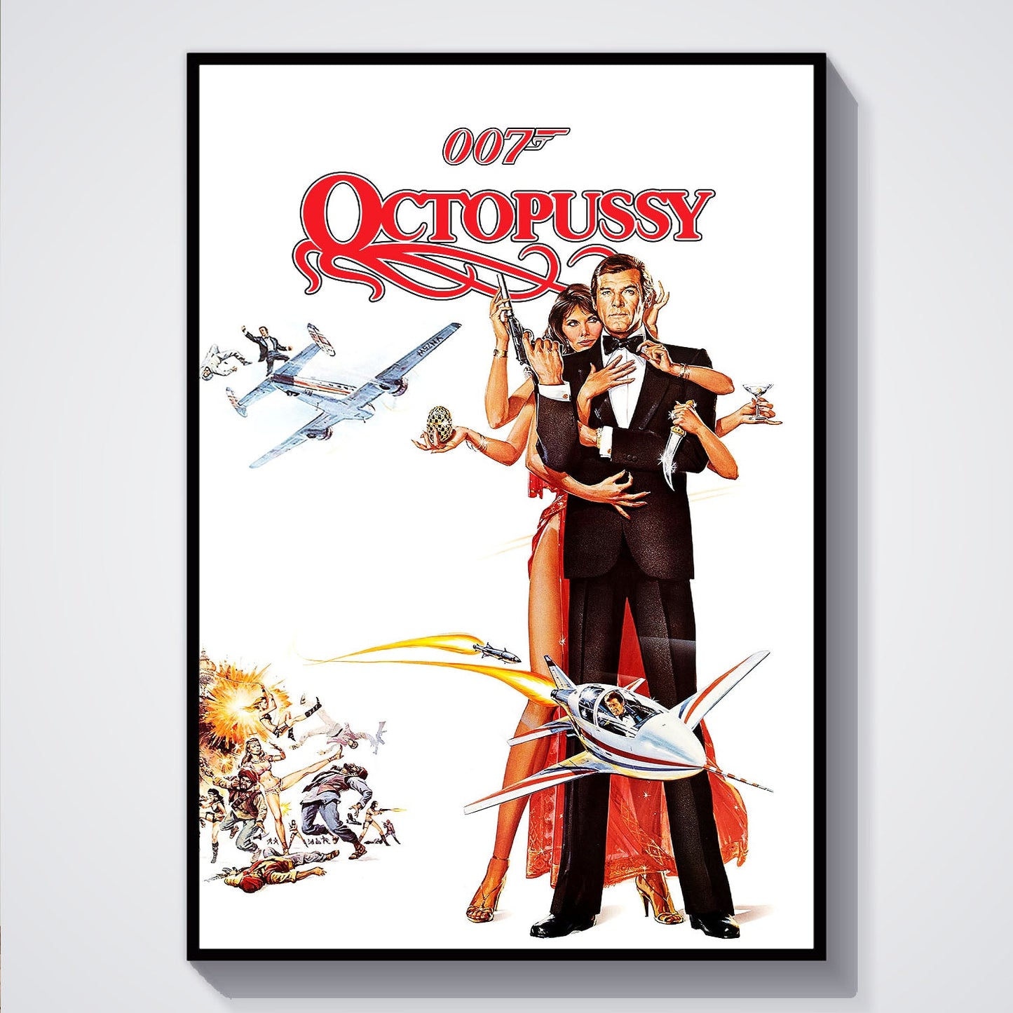 Flex Designs Poster Octopussy 5 x 7" Home Goods - Movie 1983 Movie Poster