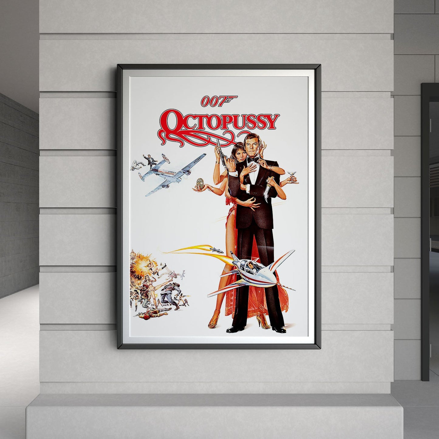 Flex Designs Poster Octopussy 8 x 10" Home Goods - Movie 1983 Movie Poster