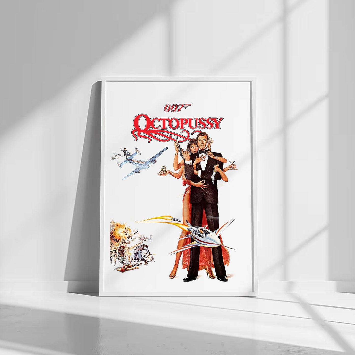 Flex Designs Poster Octopussy 8 x 10" Home Goods - Movie 1983 Movie Poster