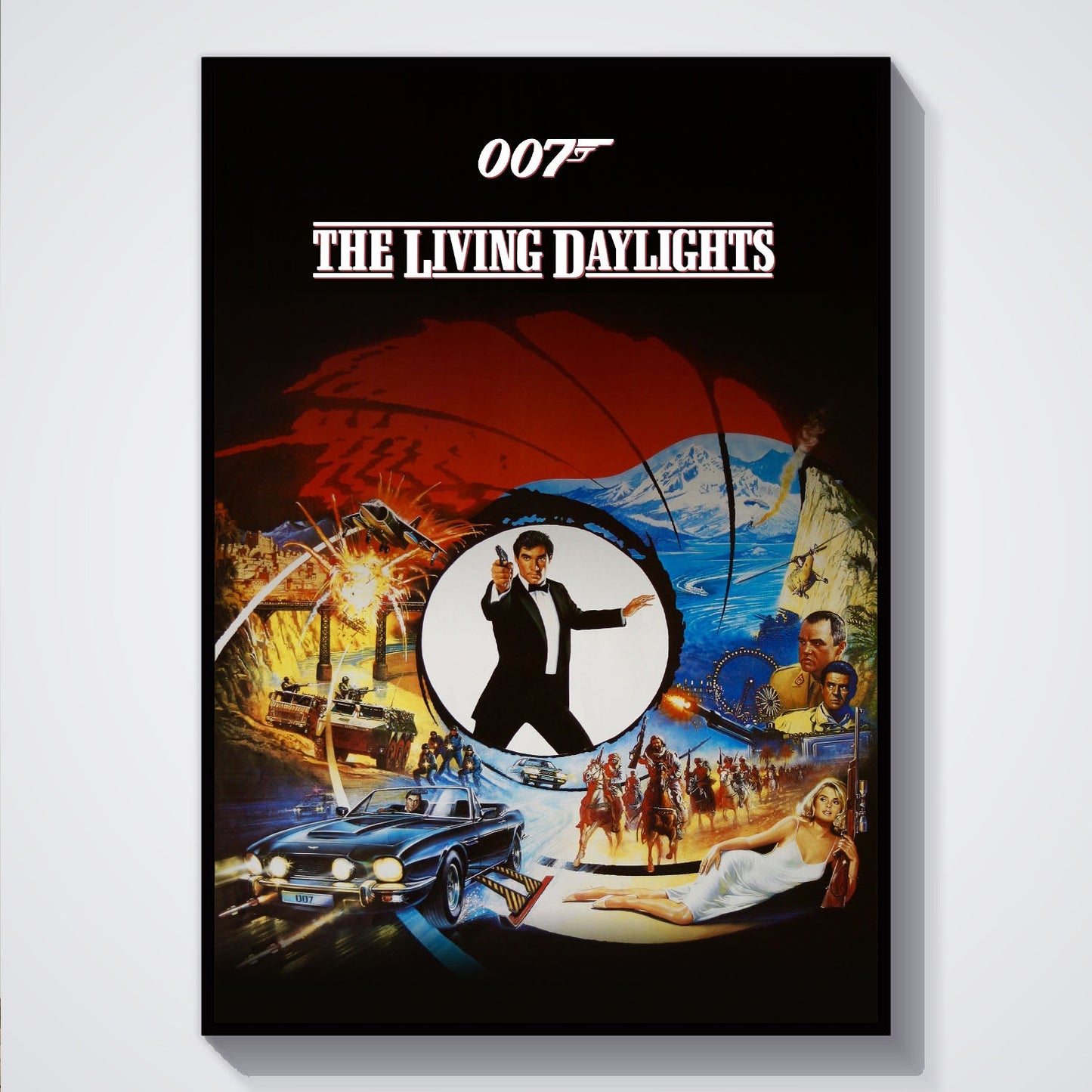 Flex Designs Poster The Living Daylights 5 x 7" Home Goods - Movie 1987 Movie Poster