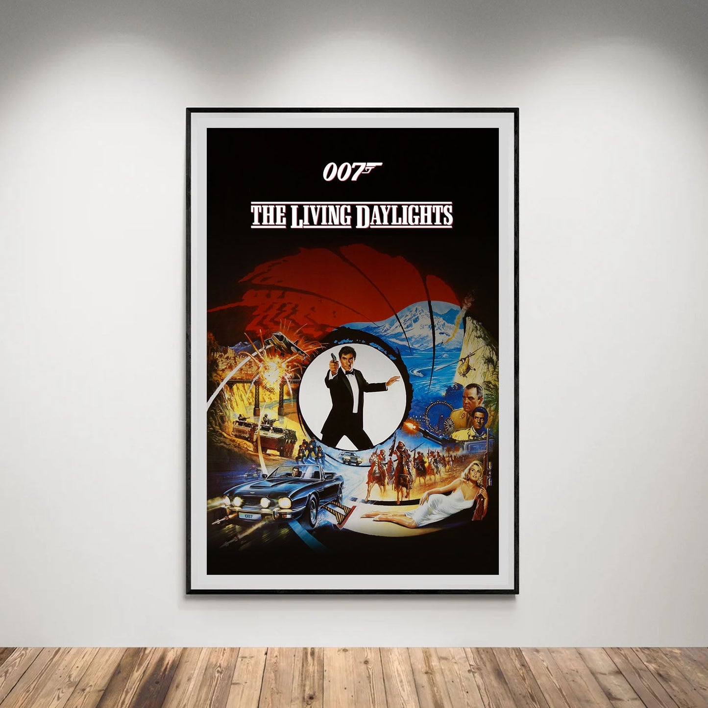 Flex Designs Poster The Living Daylights 5 x 7" Home Goods - Movie 1987 Movie Poster