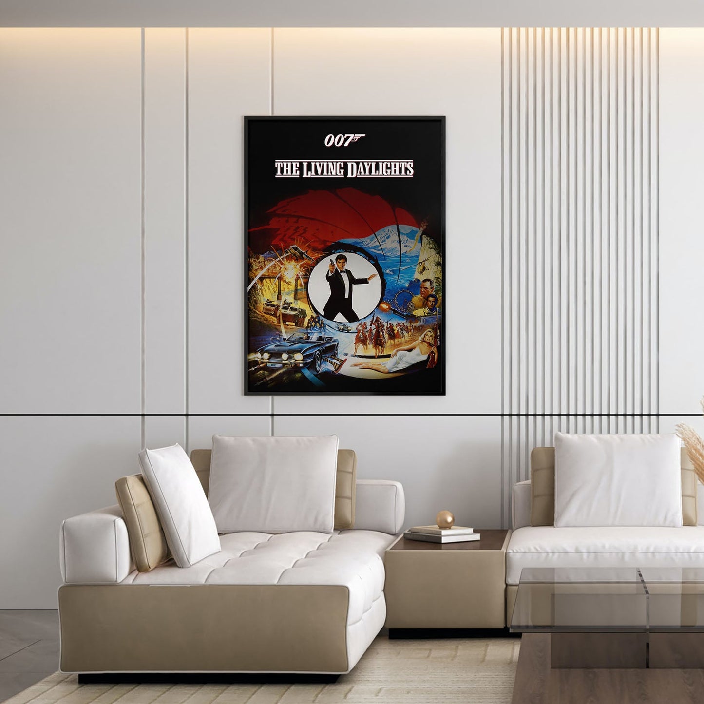 Flex Designs Poster The Living Daylights 5 x 7" Home Goods - Movie 1987 Movie Poster