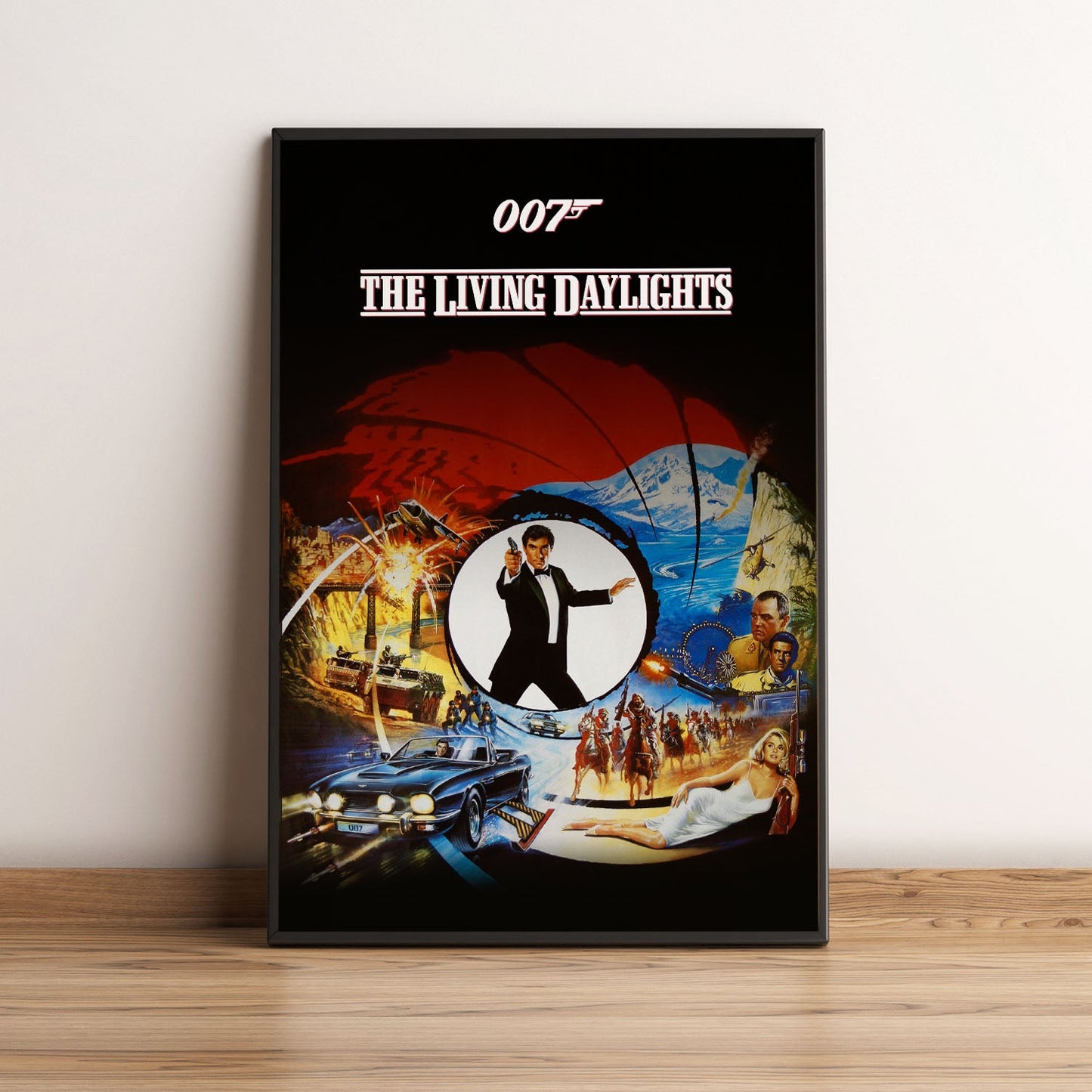 Flex Designs Poster The Living Daylights 5 x 7" Home Goods - Movie 1987 Movie Poster