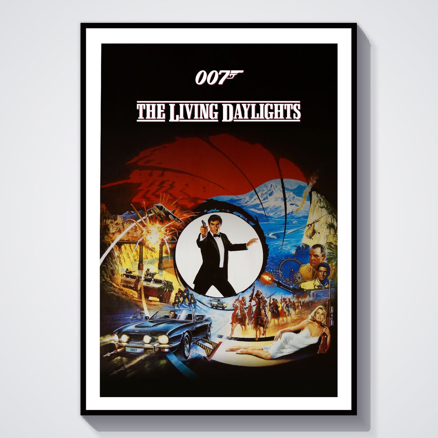 Flex Designs Poster The Living Daylights 8 x 10" Home Goods - Movie 1987 Movie Poster