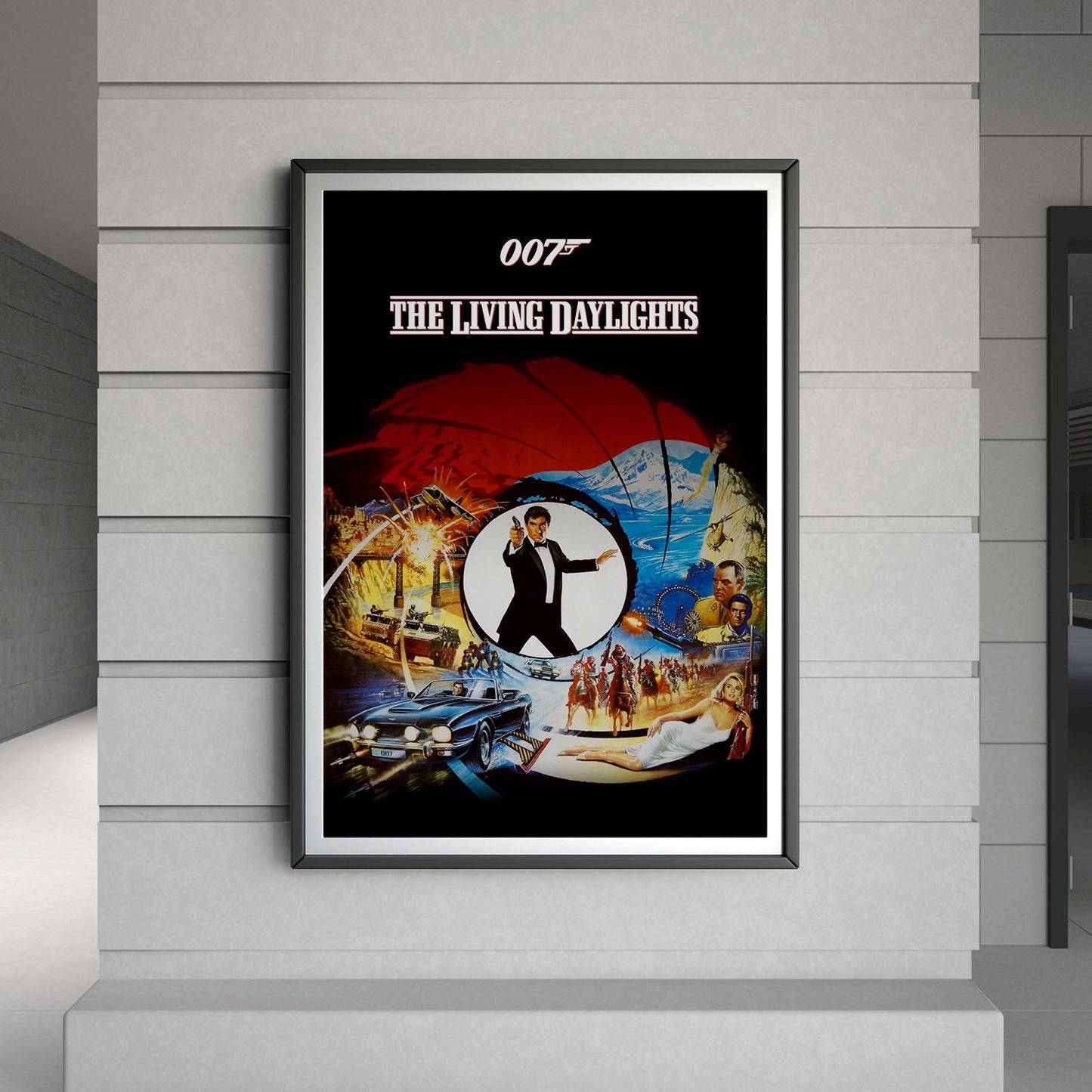 Flex Designs Poster The Living Daylights 8 x 10" Home Goods - Movie 1987 Movie Poster