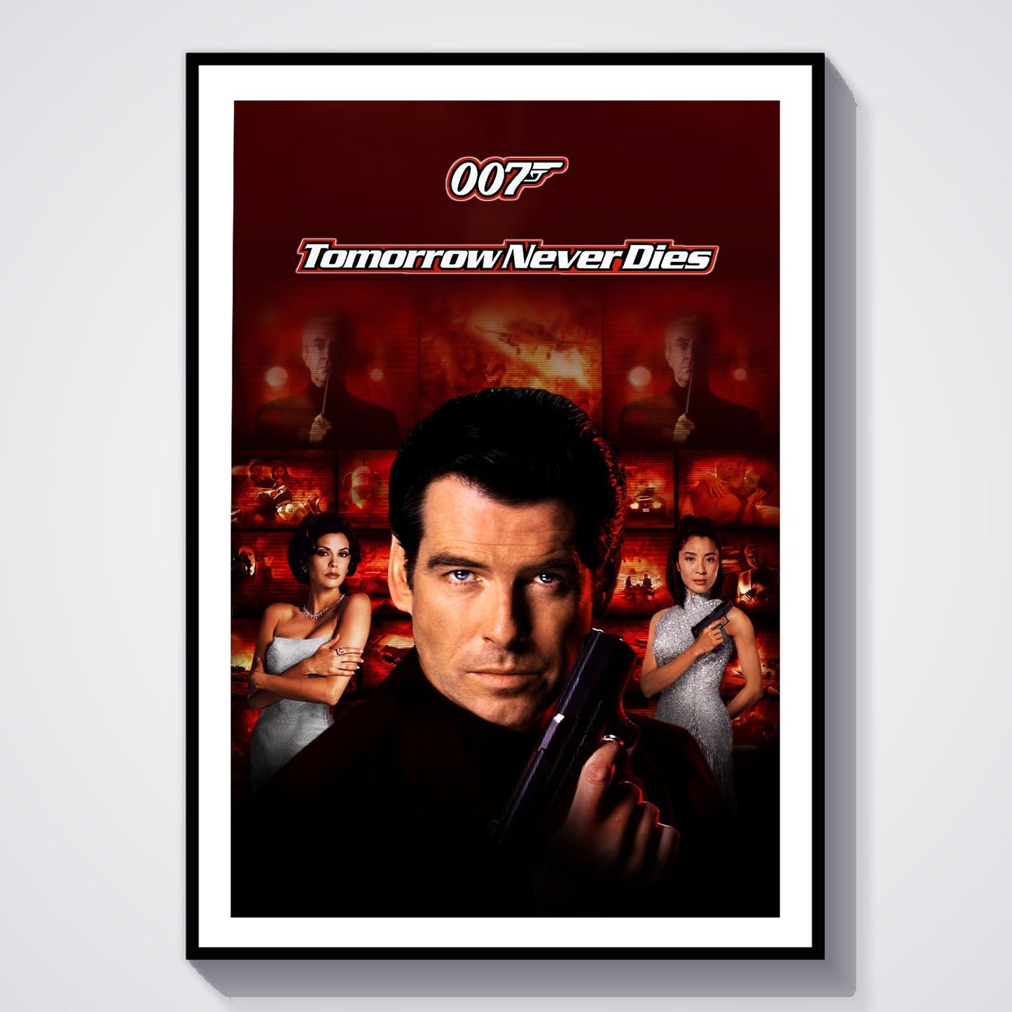 Flex Designs Poster Tomorrow Never Dies 8 x 10" Home Goods - Movie 1997 Movie Poster