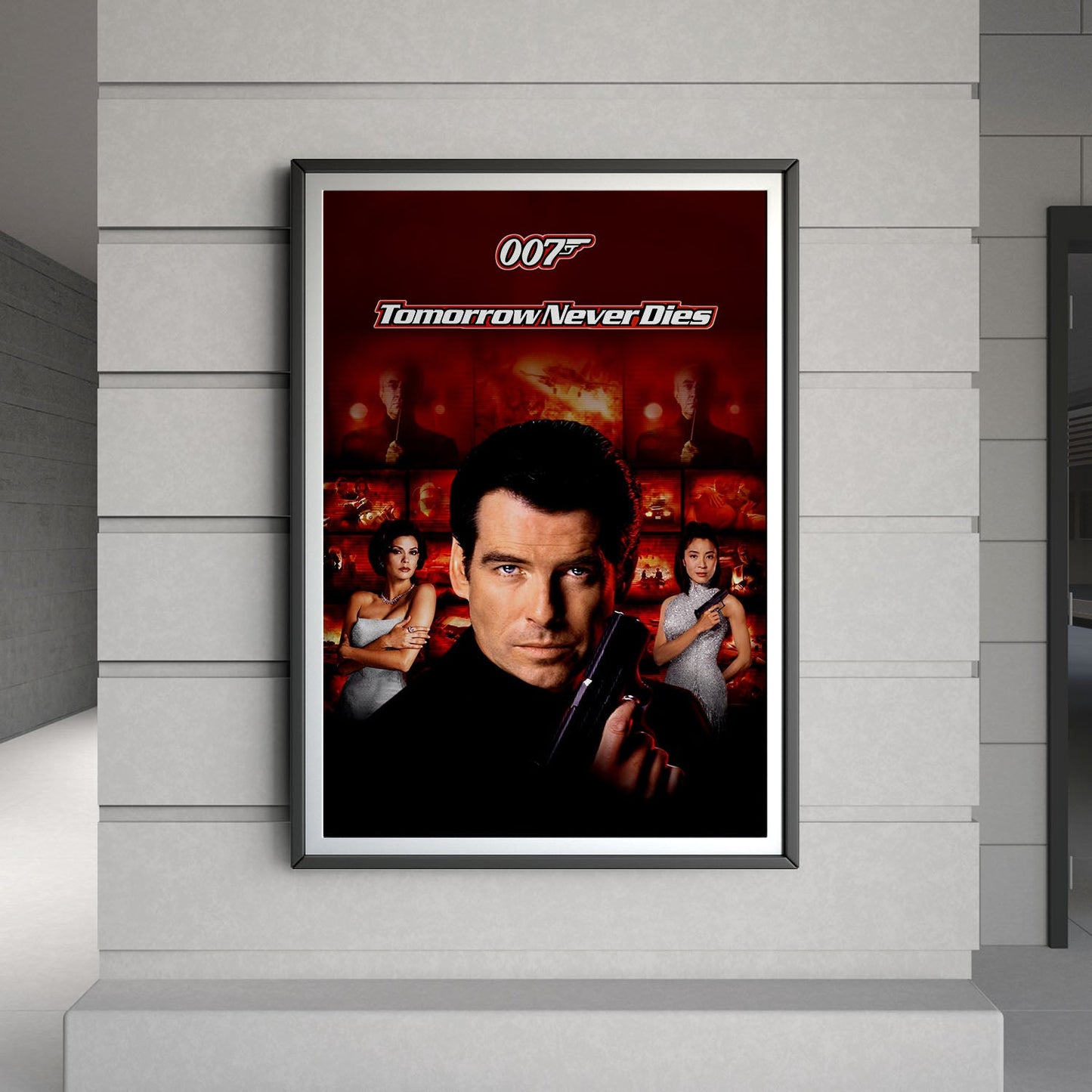 Flex Designs Poster Tomorrow Never Dies 8 x 10" Home Goods - Movie 1997 Movie Poster