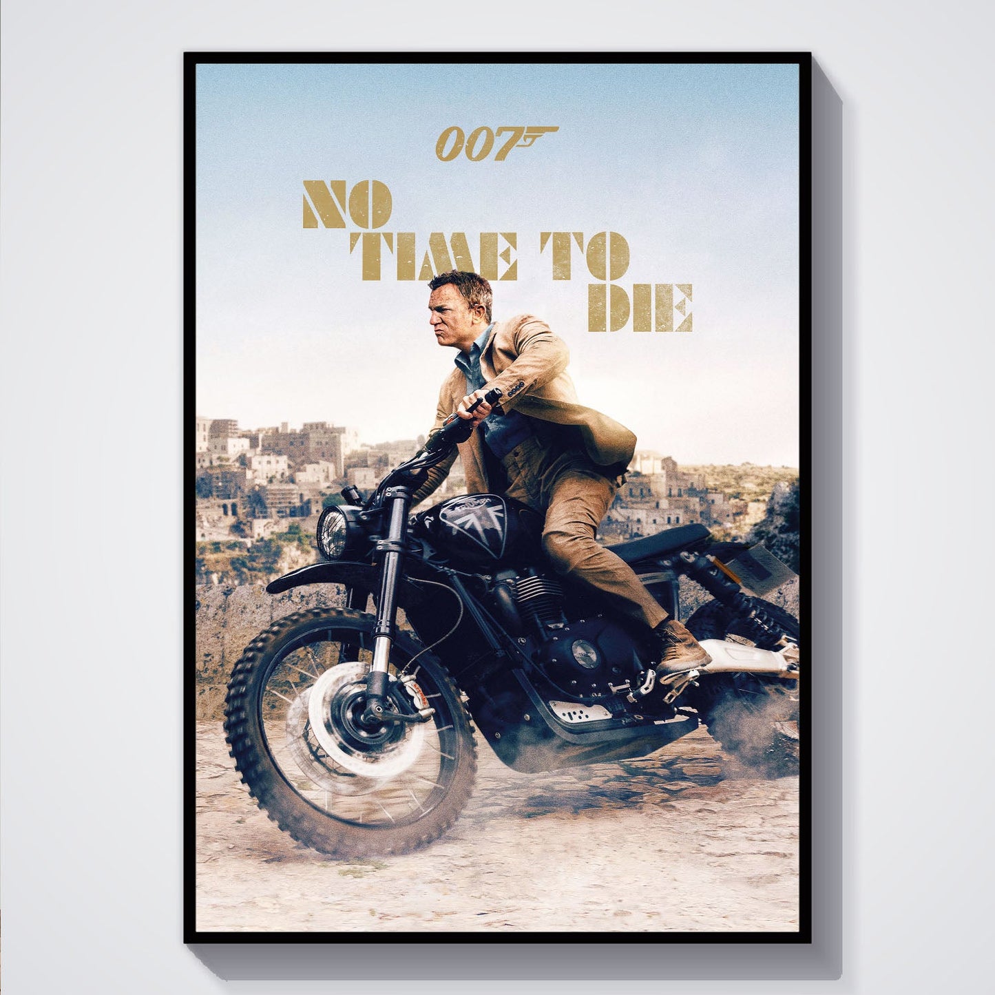 Flex Designs Poster No Time to Die 5 x 7" Home Goods - Movie 2021 Movie Poster