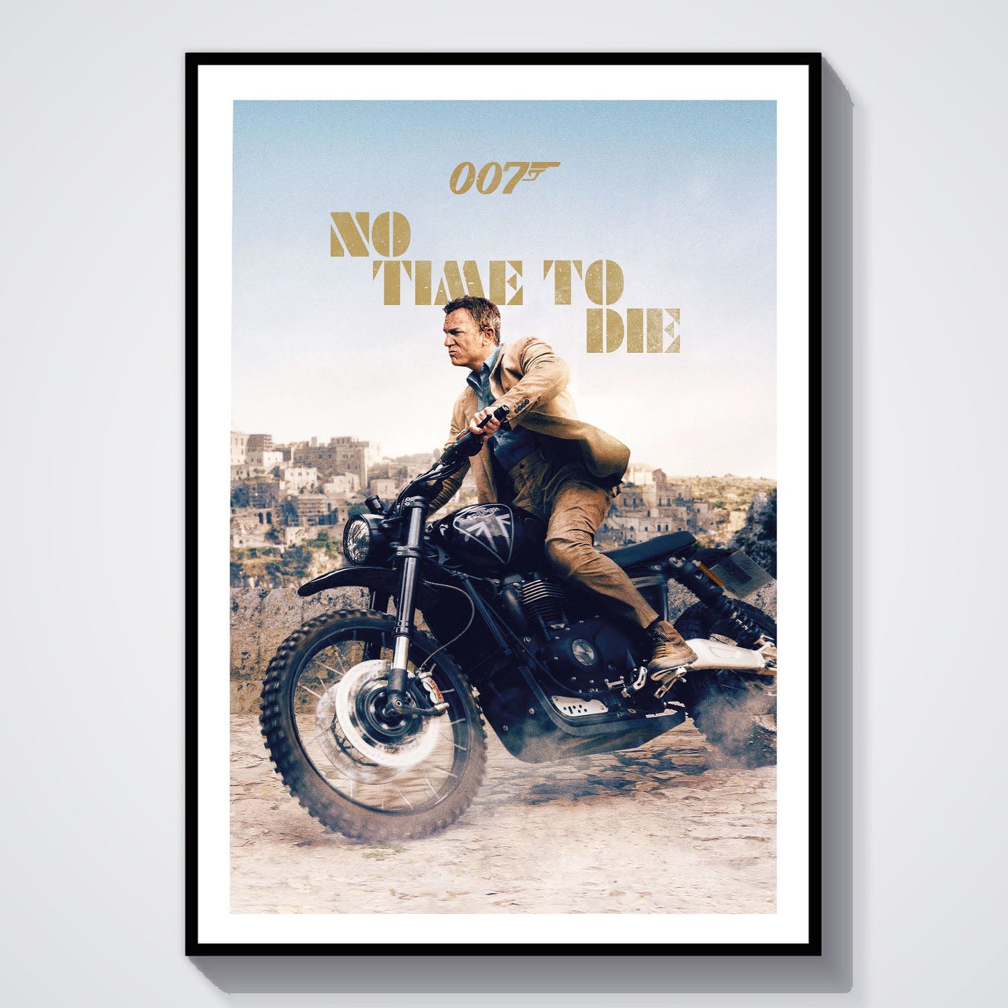 Flex Designs Poster No Time to Die 8 x 10" Home Goods - Movie 2021 Movie Poster