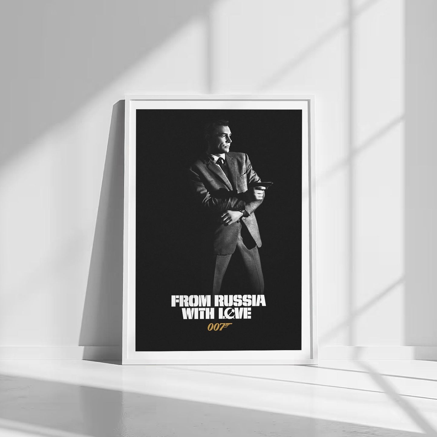Flex Designs Poster From Russia with Love B&W 8 x 10" Home Goods - Movie 1963 Movie Poster