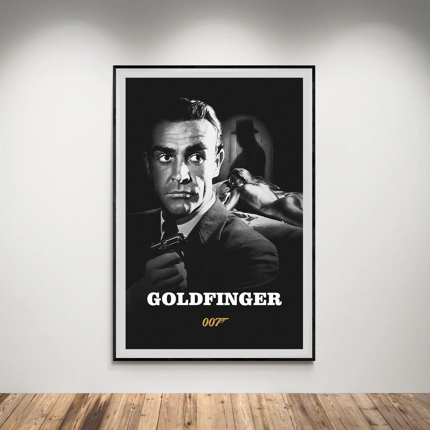 Flex Designs Poster Goldfinger B&W 5 x 7" Home Goods - Movie 1964 Movie Poster