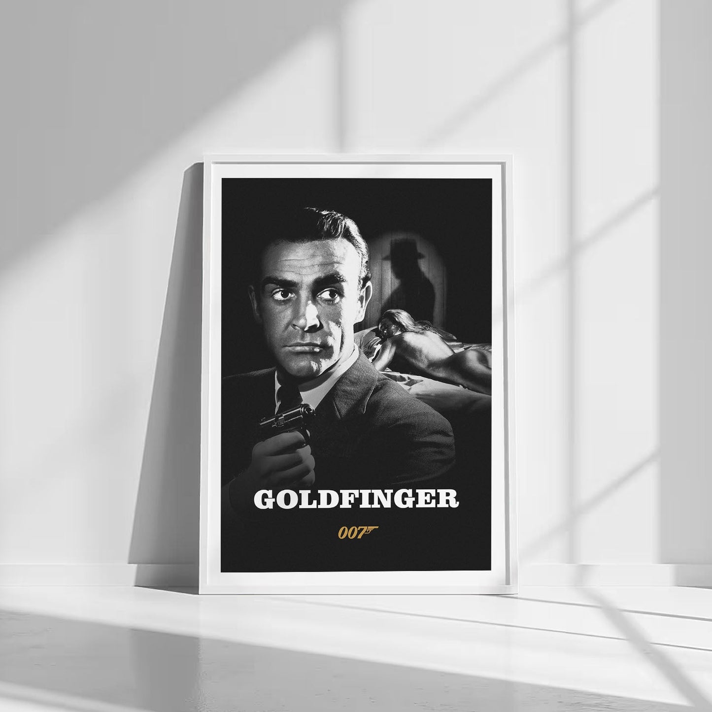 Flex Designs Poster Goldfinger B&W 8 x 10" Home Goods - Movie 1964 Movie Poster