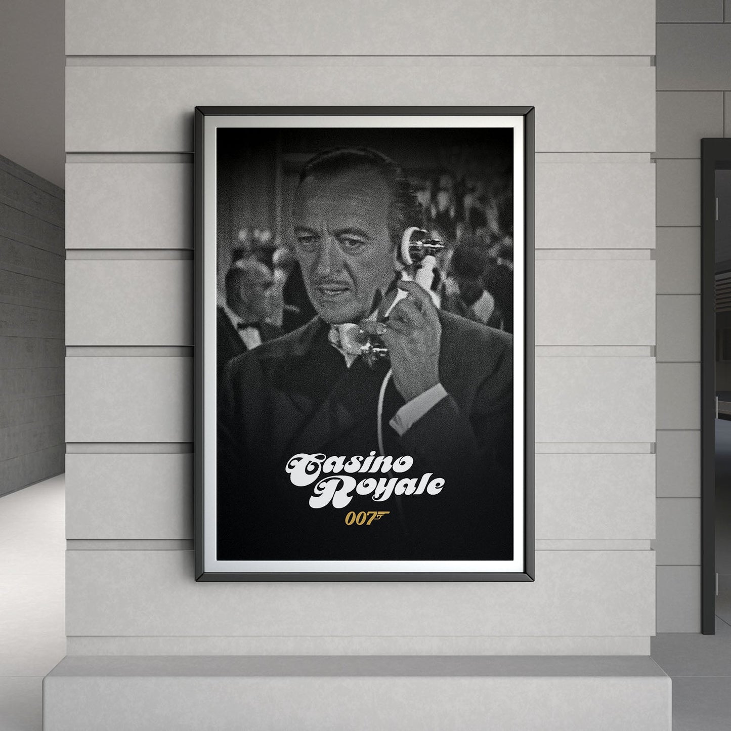 Flex Designs Poster Casino Royale 1967 B&W 8 x 10" Home Goods - Movie 1967 Movie Poster