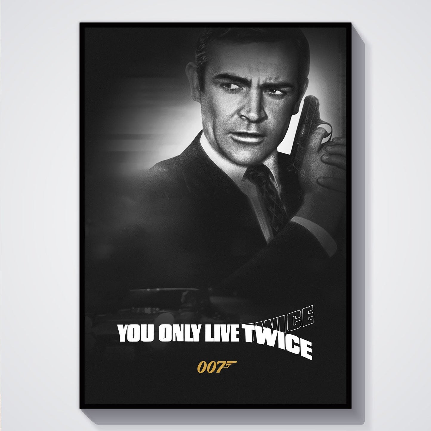 Flex Designs Poster You Only Live Twice B&W 5 x 7" Home Goods - Movie 1967 Movie Poster