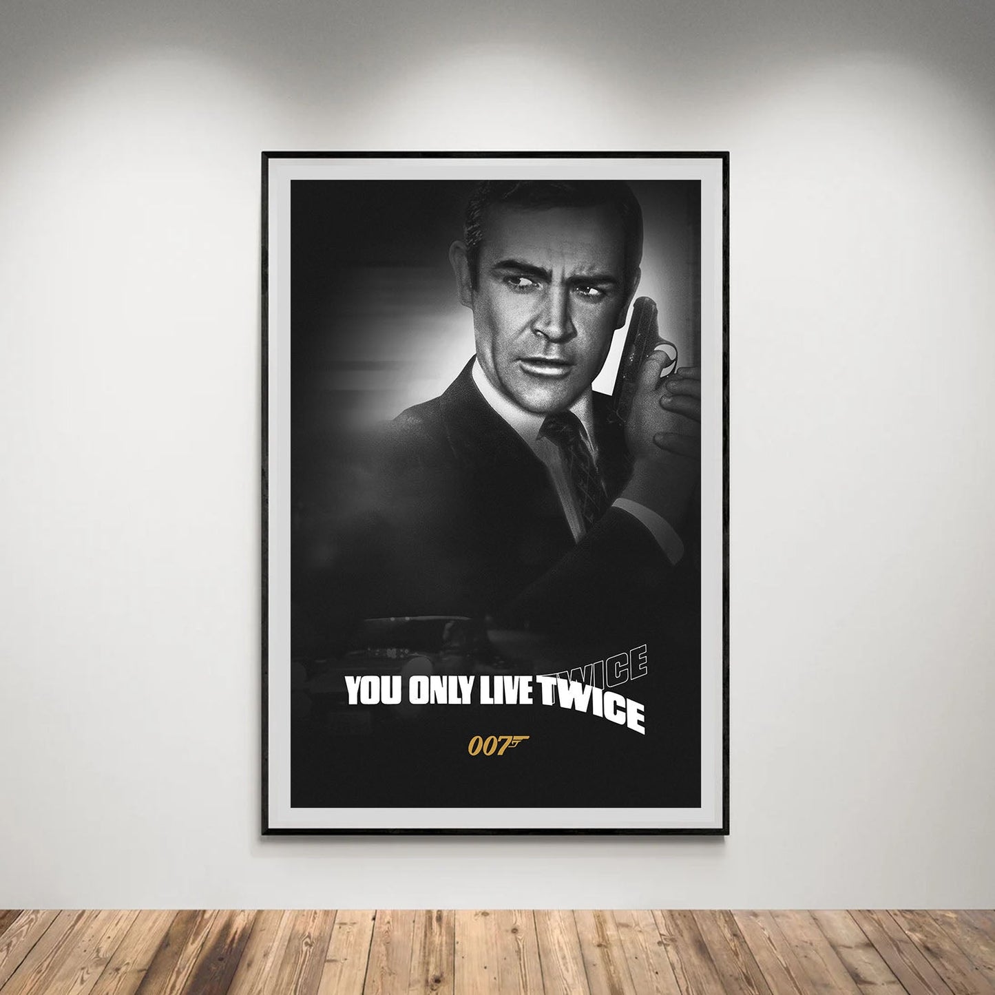 Flex Designs Poster You Only Live Twice B&W 5 x 7" Home Goods - Movie 1967 Movie Poster