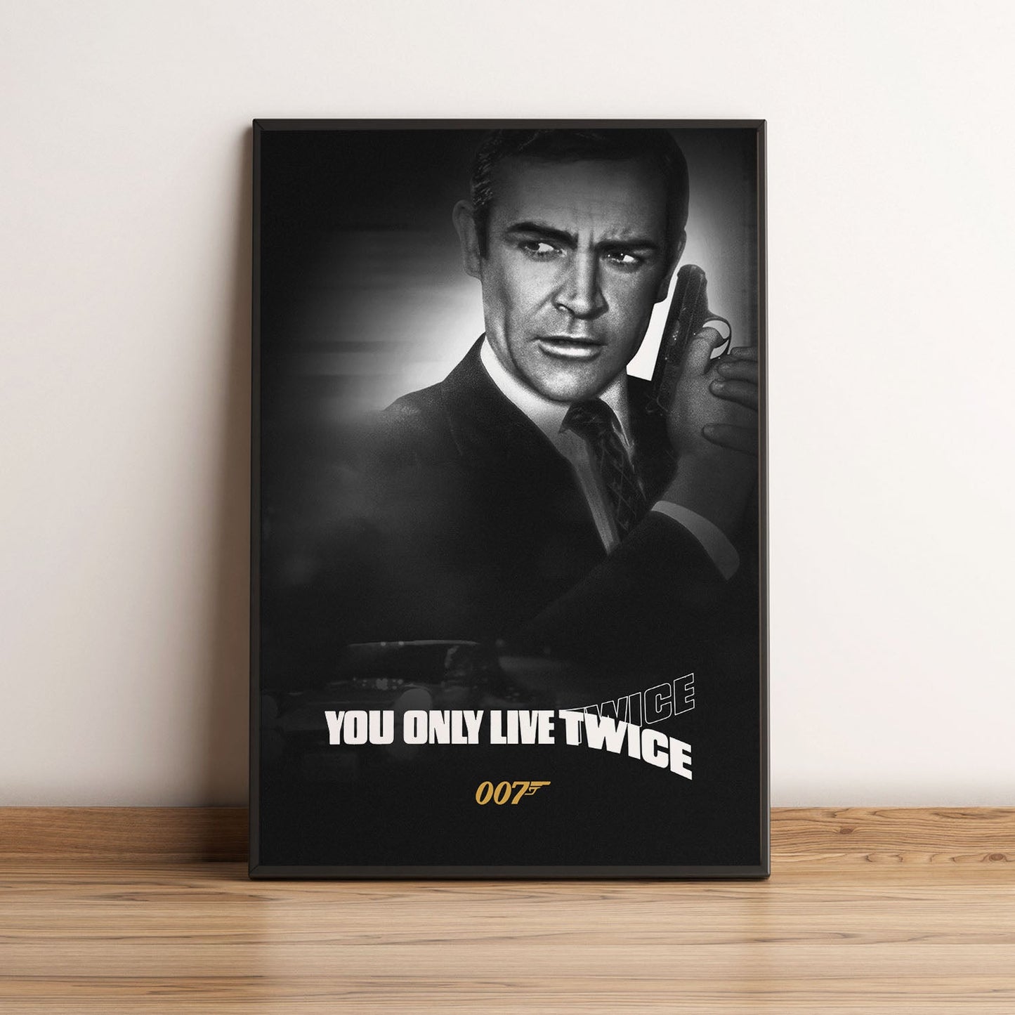 Flex Designs Poster You Only Live Twice B&W 5 x 7" Home Goods - Movie 1967 Movie Poster